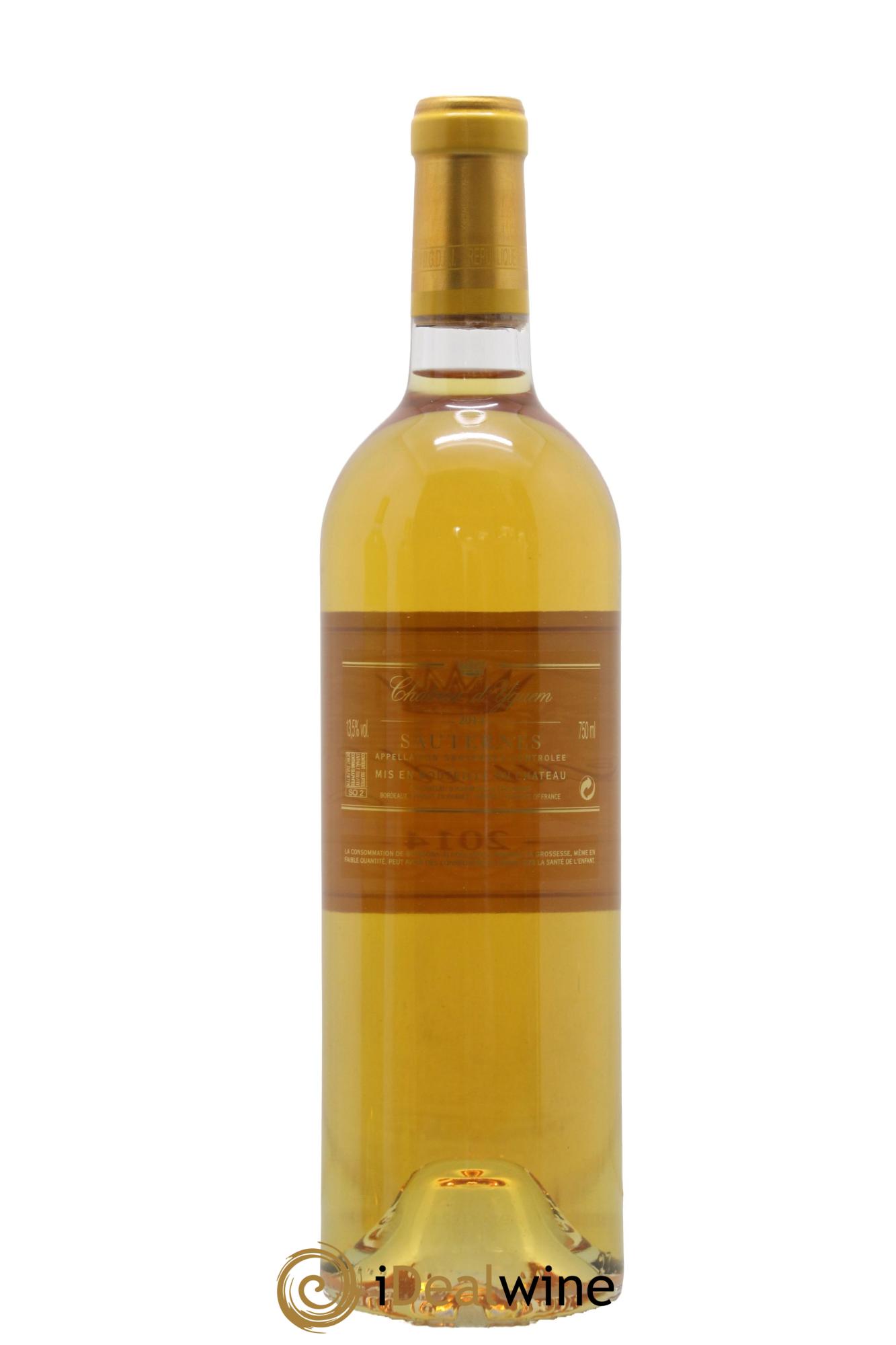 Château d' Yquem 1er Cru Classé Supérieur 2014 - Lot de 1 bouteille - 1