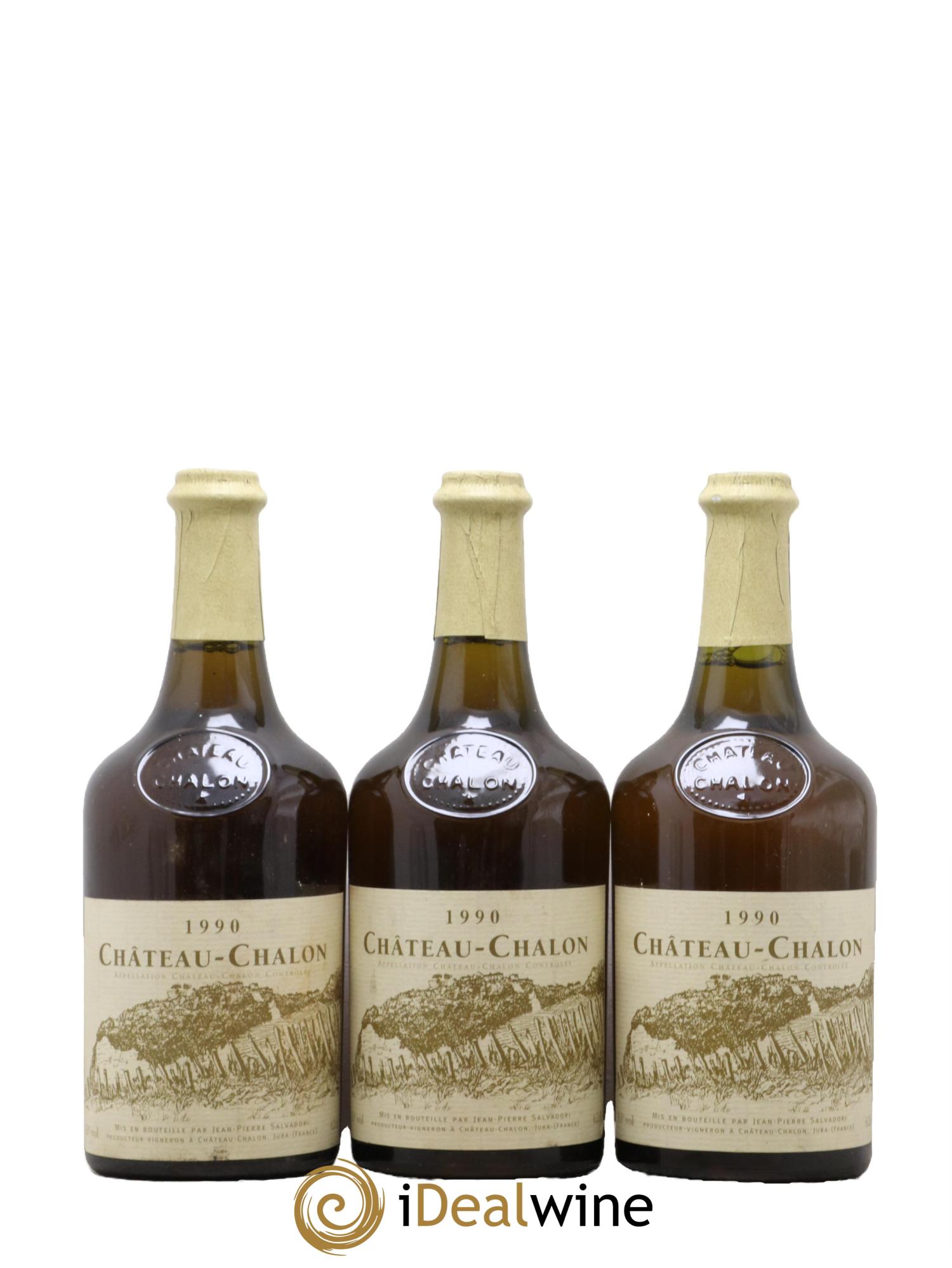 Château-Chalon Domaine Salvadori 1990 - Lot de 3 clavelins - 0