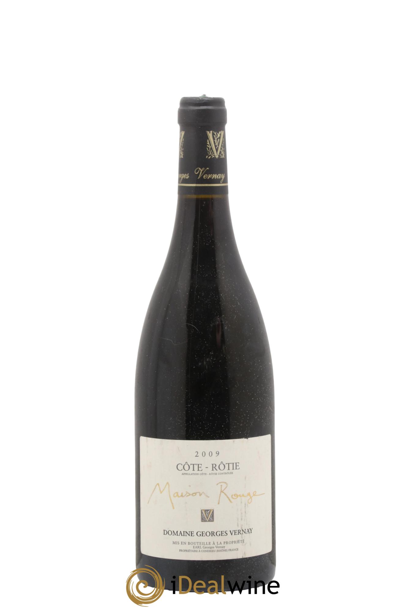 Côte-Rôtie Maison Rouge Georges Vernay 2009 - Lot de 1 bouteille - 0