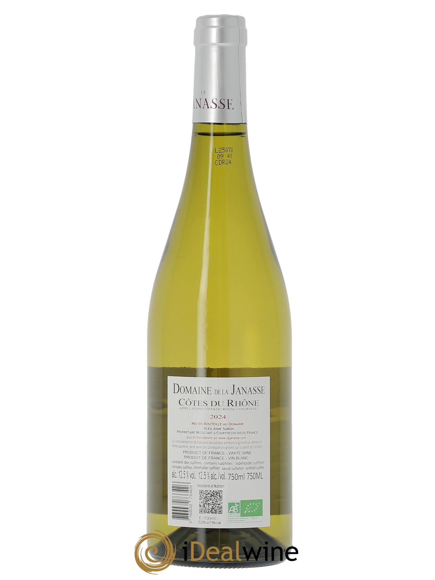 Côtes-du-Rhône La Janasse (Domaine de)  2024 - Lot de 1 bouteille - 1