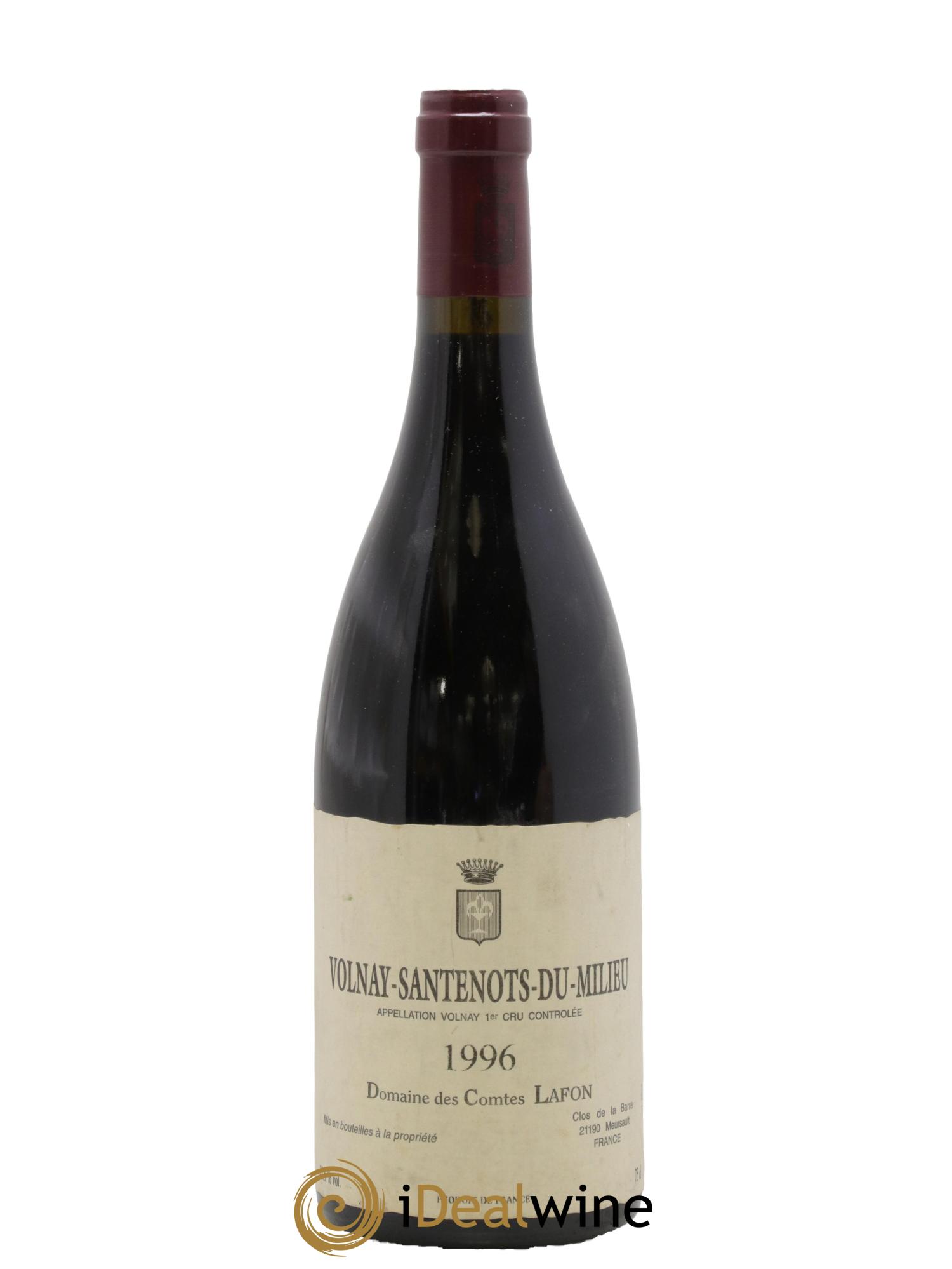 Volnay 1er Cru Santenots du Milieu Comtes Lafon (Domaine des) 1996 - Posten von 1 Flasche - 0