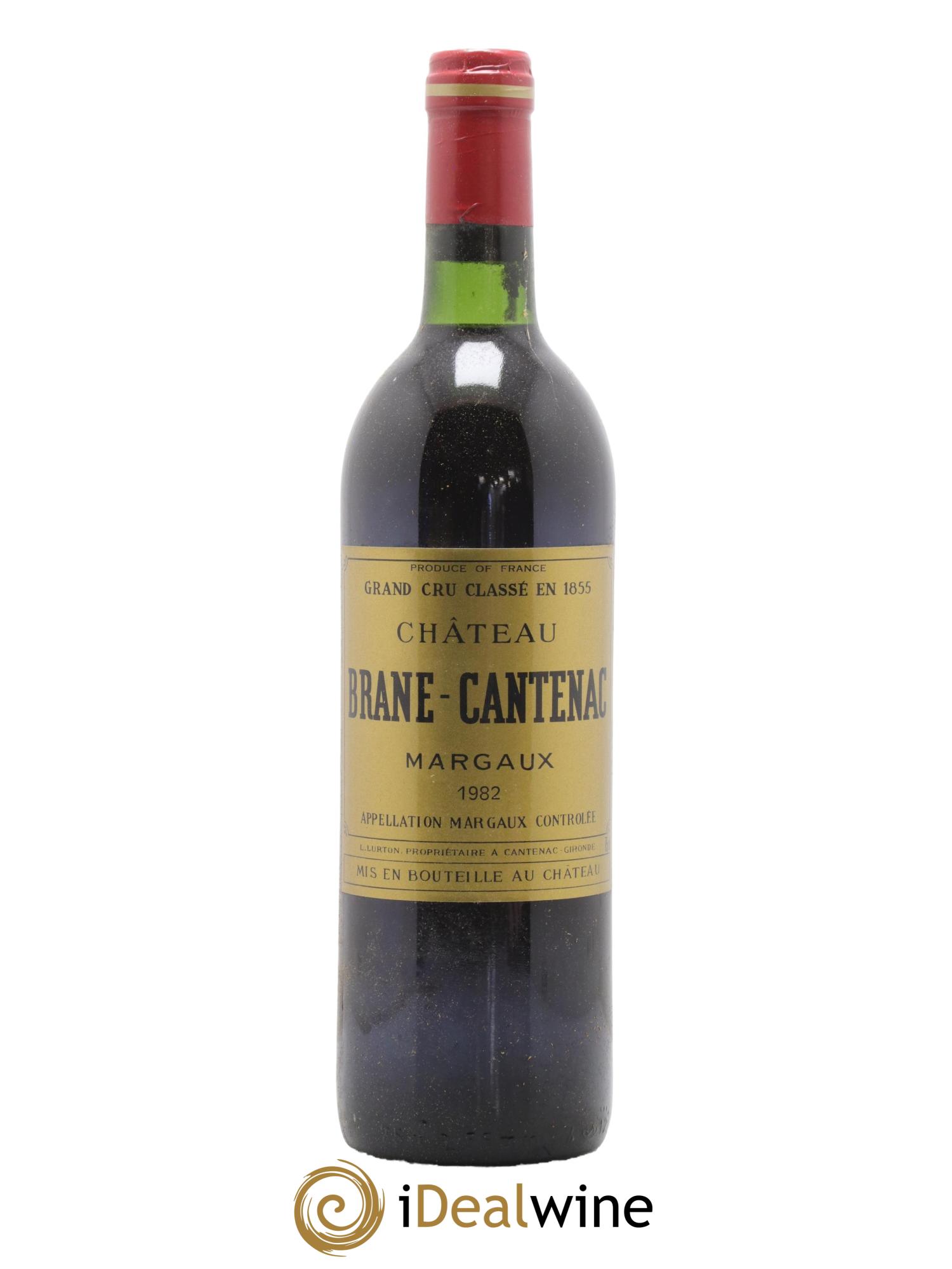 Château Brane Cantenac 2ème Grand Cru Classé 1982 - Lot de 1 bouteille - 0