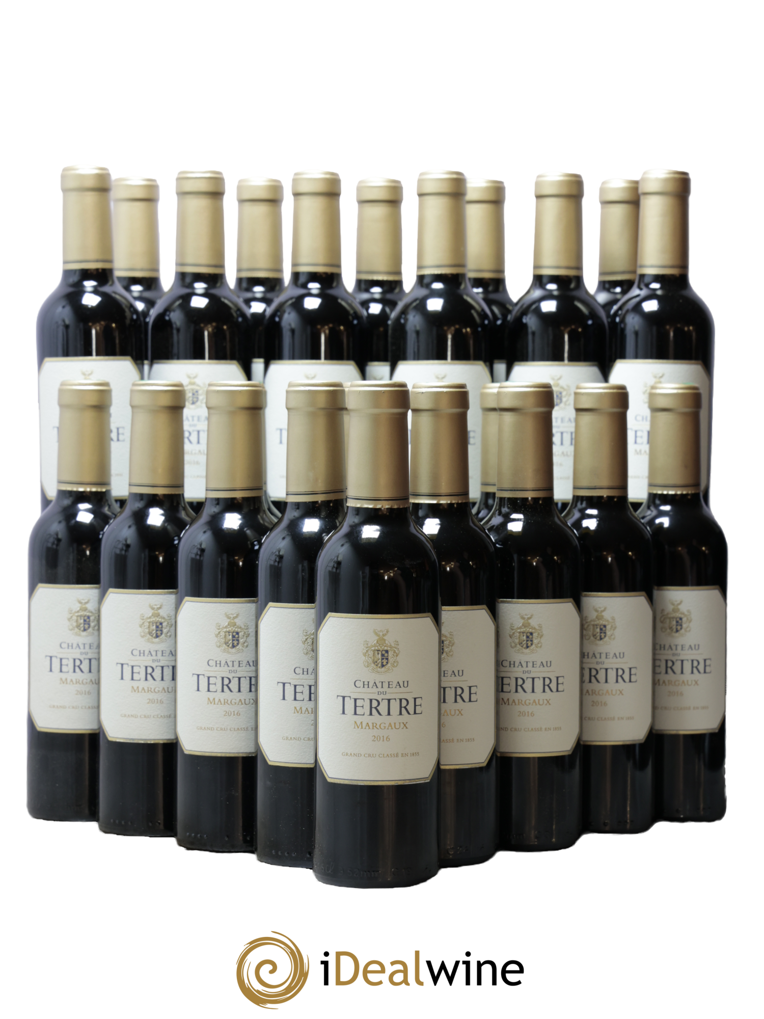 Château du Tertre 5ème Grand Cru Classé 2016 - Lot de 24 demi bouteilles - 0