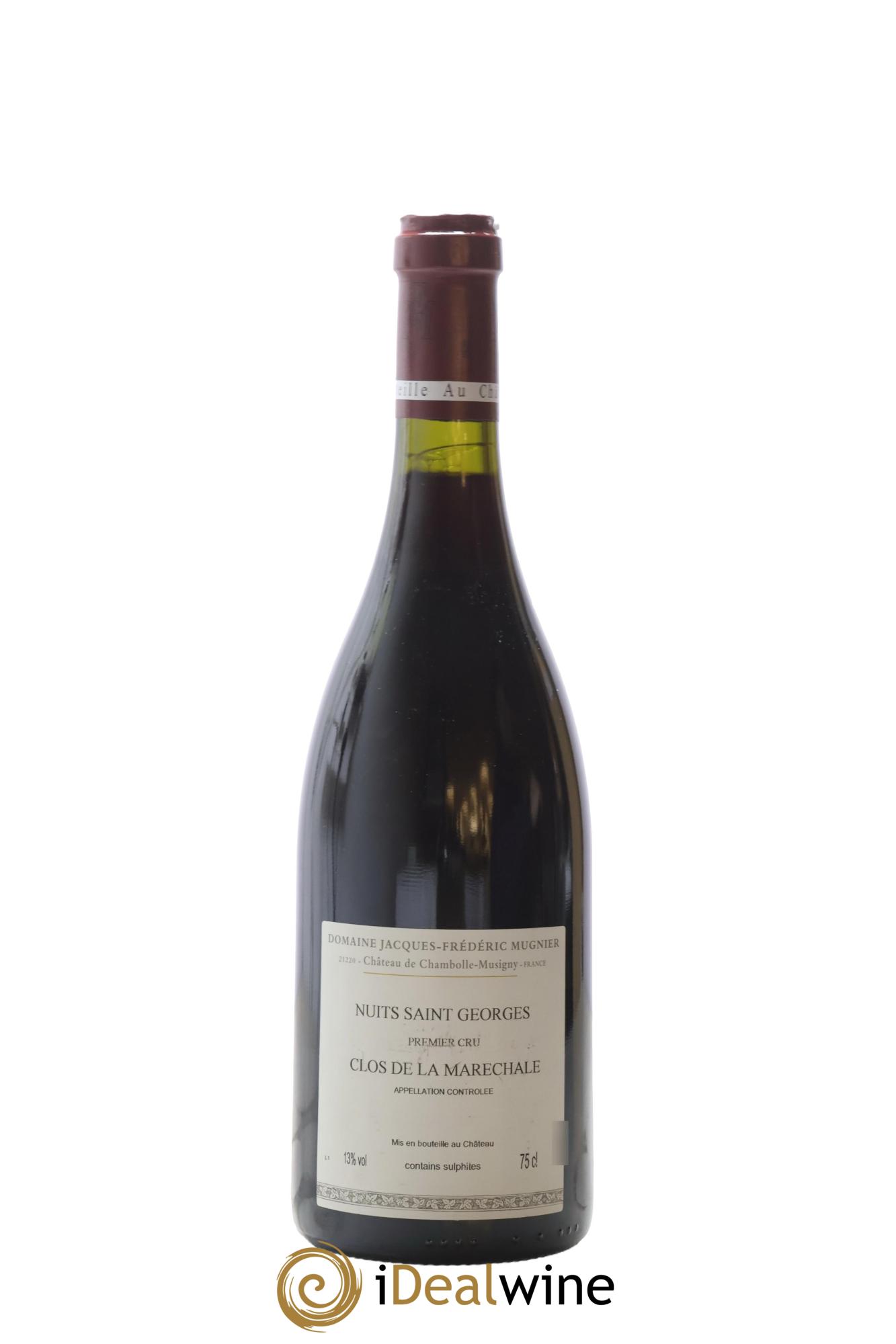 Nuits-Saint-Georges 1er Cru Clos de La Maréchale Jacques-Frédéric Mugnier 2010 - Lot de 1 bouteille - 1