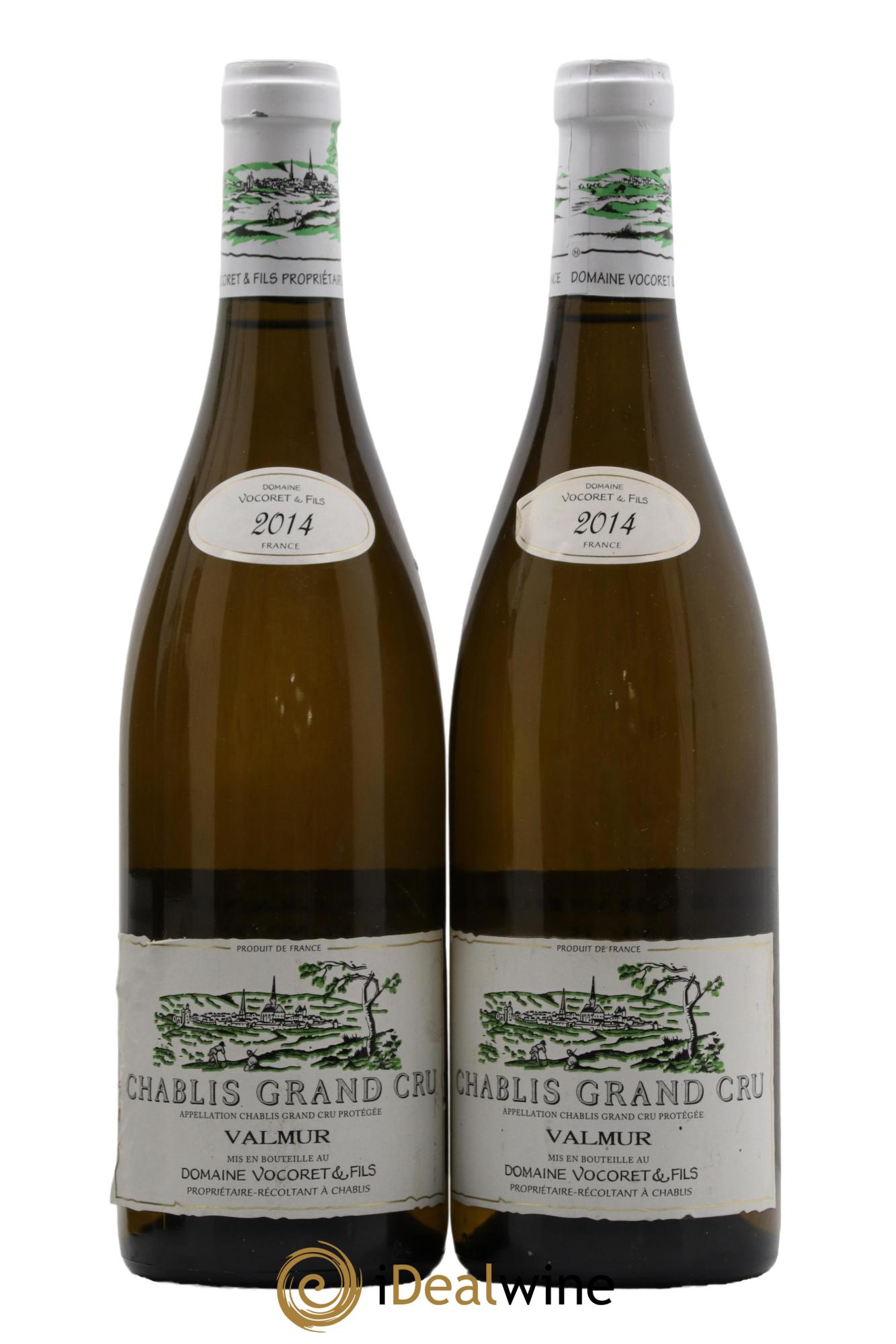 Chablis Grand Cru Valmur Domaine Vocoret & Fils 2014 - Lot de 2 bouteilles - 0