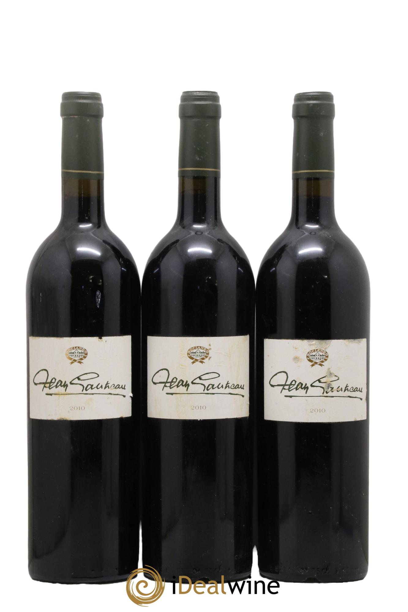 Château Sociando Mallet - Cuvée Jean Gautreau 2010 - Lotto di 3 bottiglie - 0