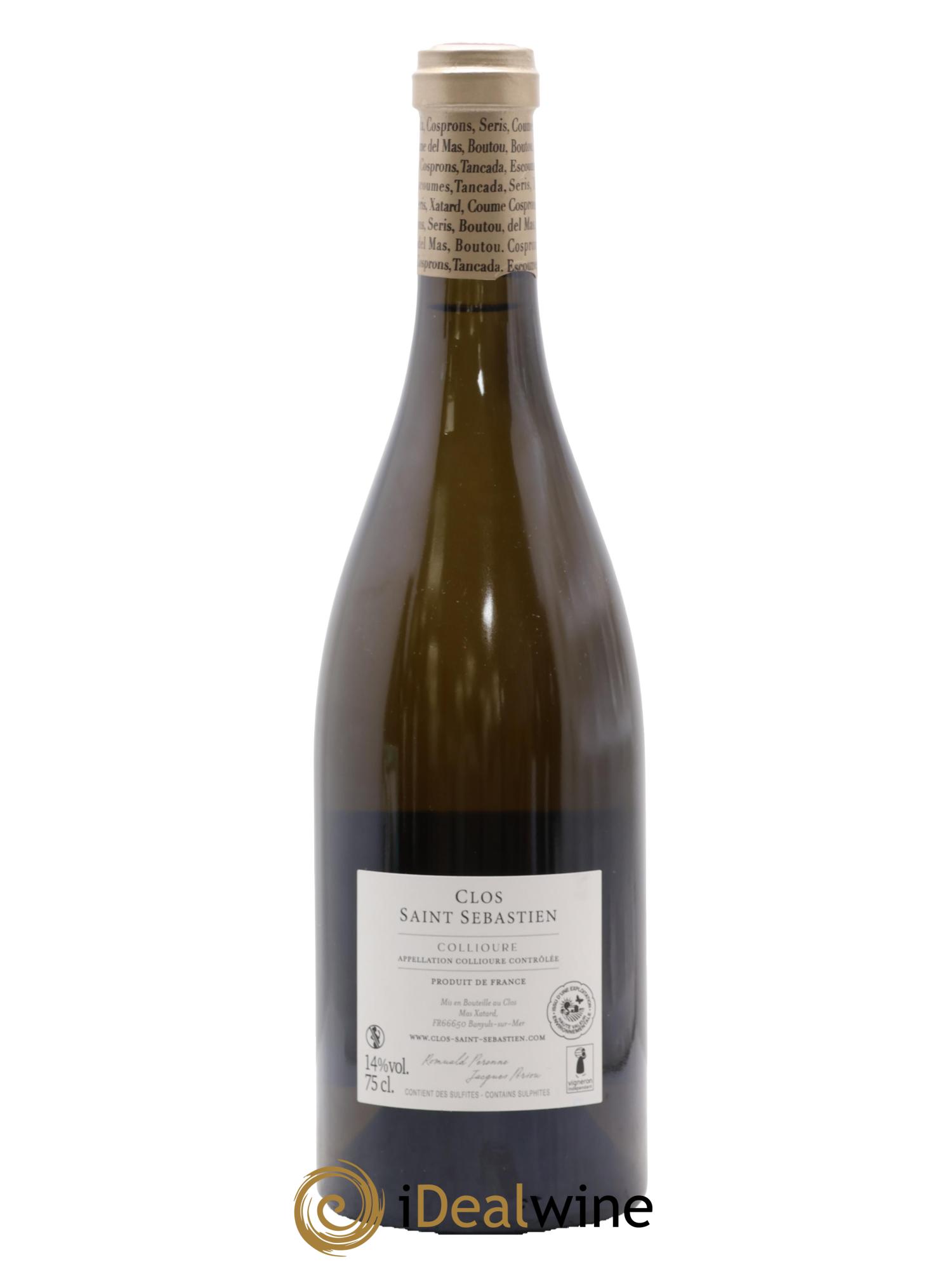 Collioure Inspiration Minérale Clos Saint Sébastien Coume Del Mas 2023 - Posten von 1 Flasche - 1