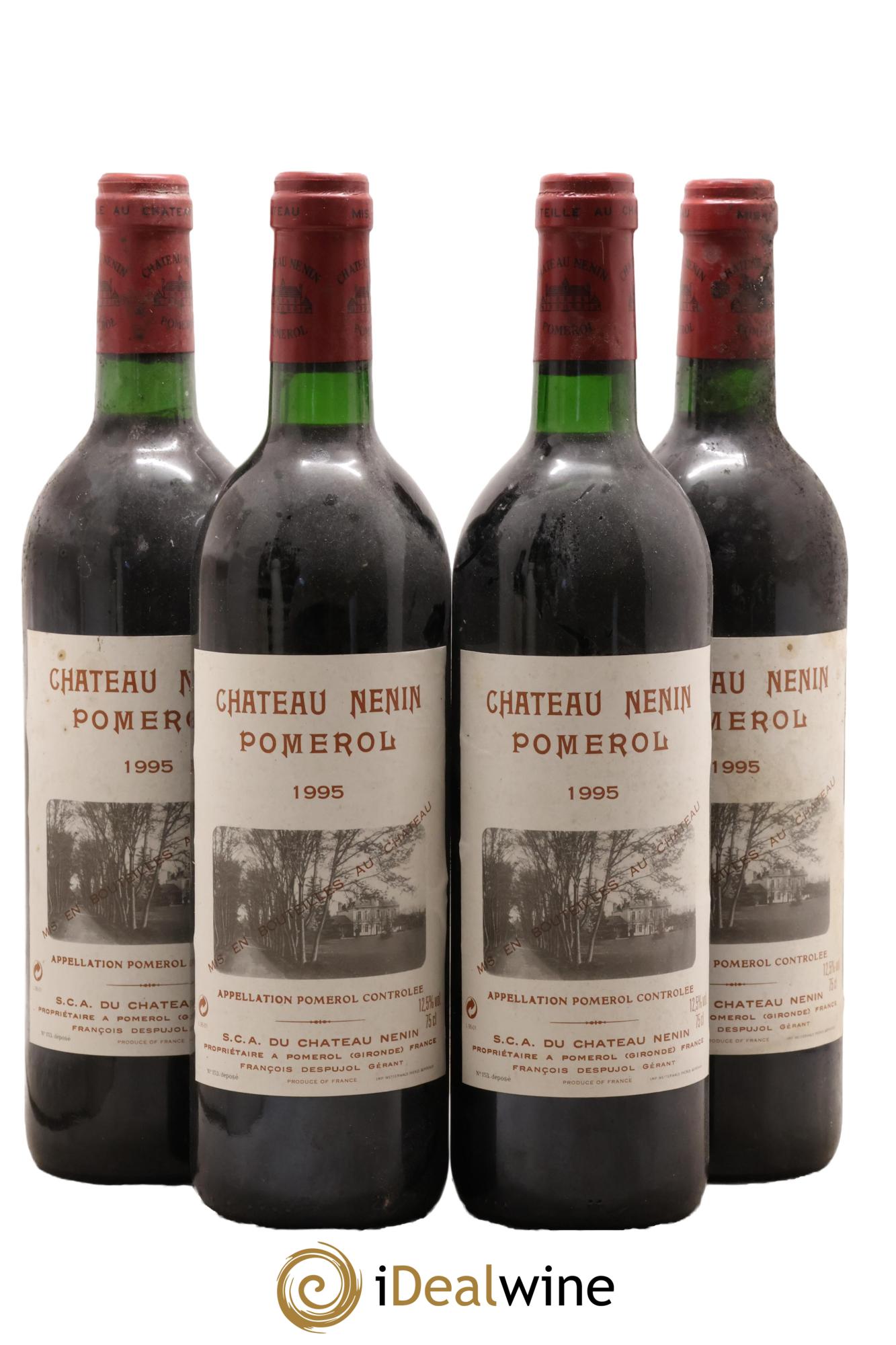 Château Nenin 1995 - Lot de 4 bouteilles - 0