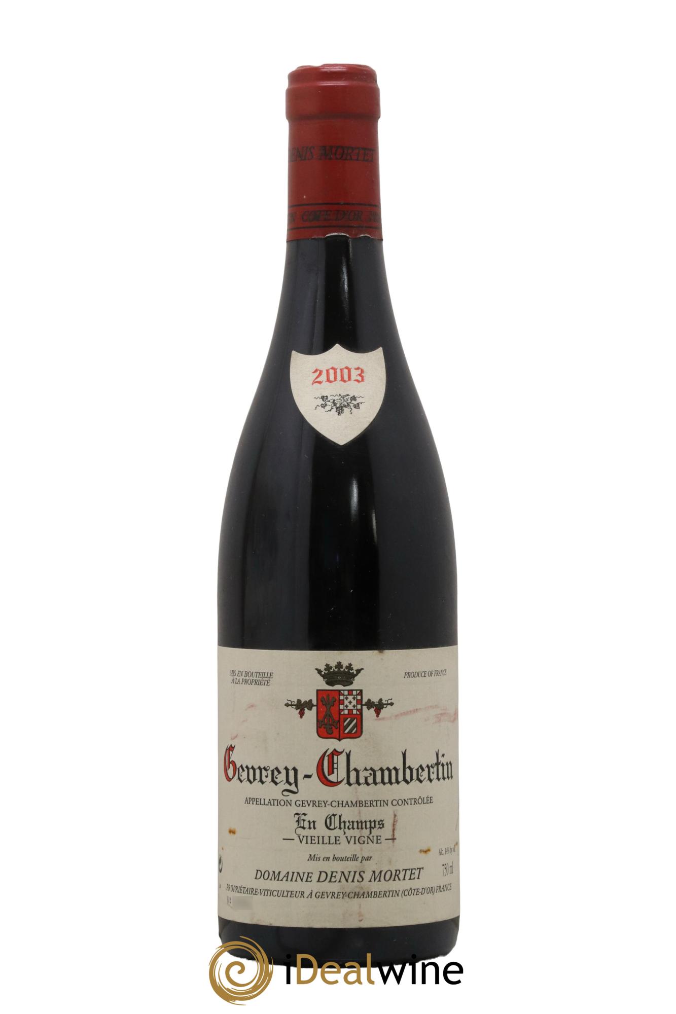 Gevrey-Chambertin En Champs Denis Mortet (Domaine) 2003 - Lot de 1 bouteille - 0