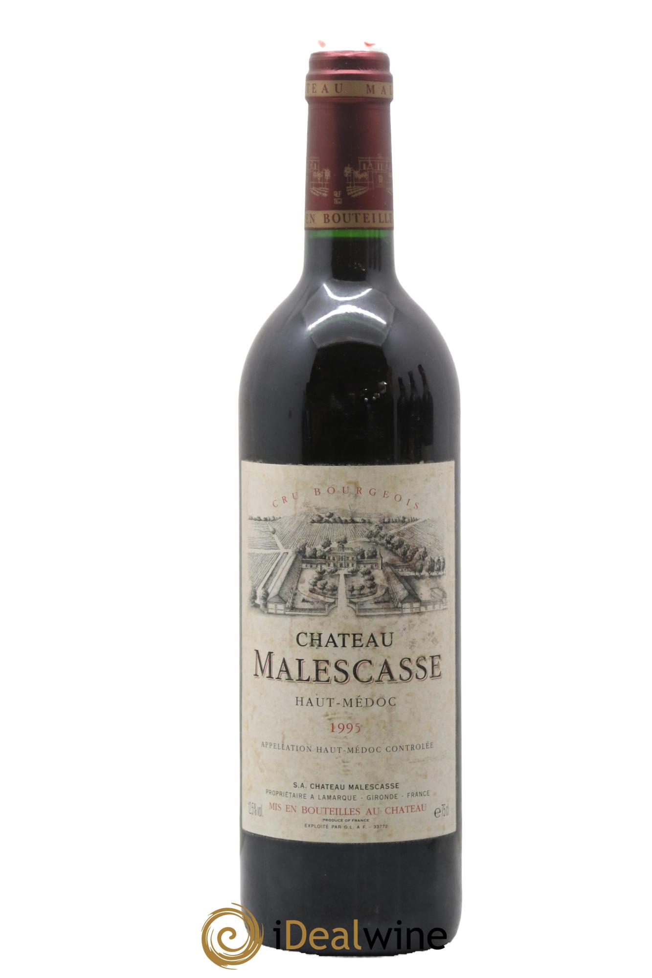 Château Malescasse Cru Bourgeois Exceptionnel 1995 - Lot of 1 bottle - 0