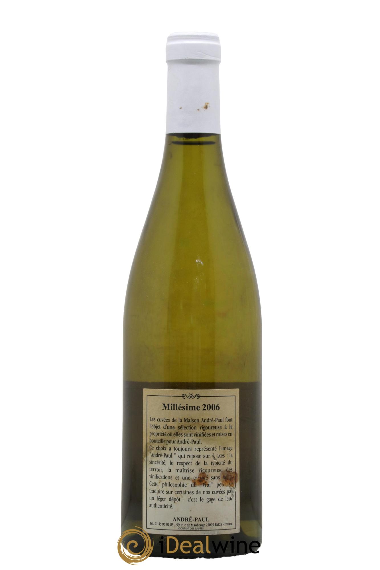 Chablis 1er Cru Adroit de Vaucopin Corinne et Jean-Pierre Grossot 2006 - Lot de 1 bouteille - 1