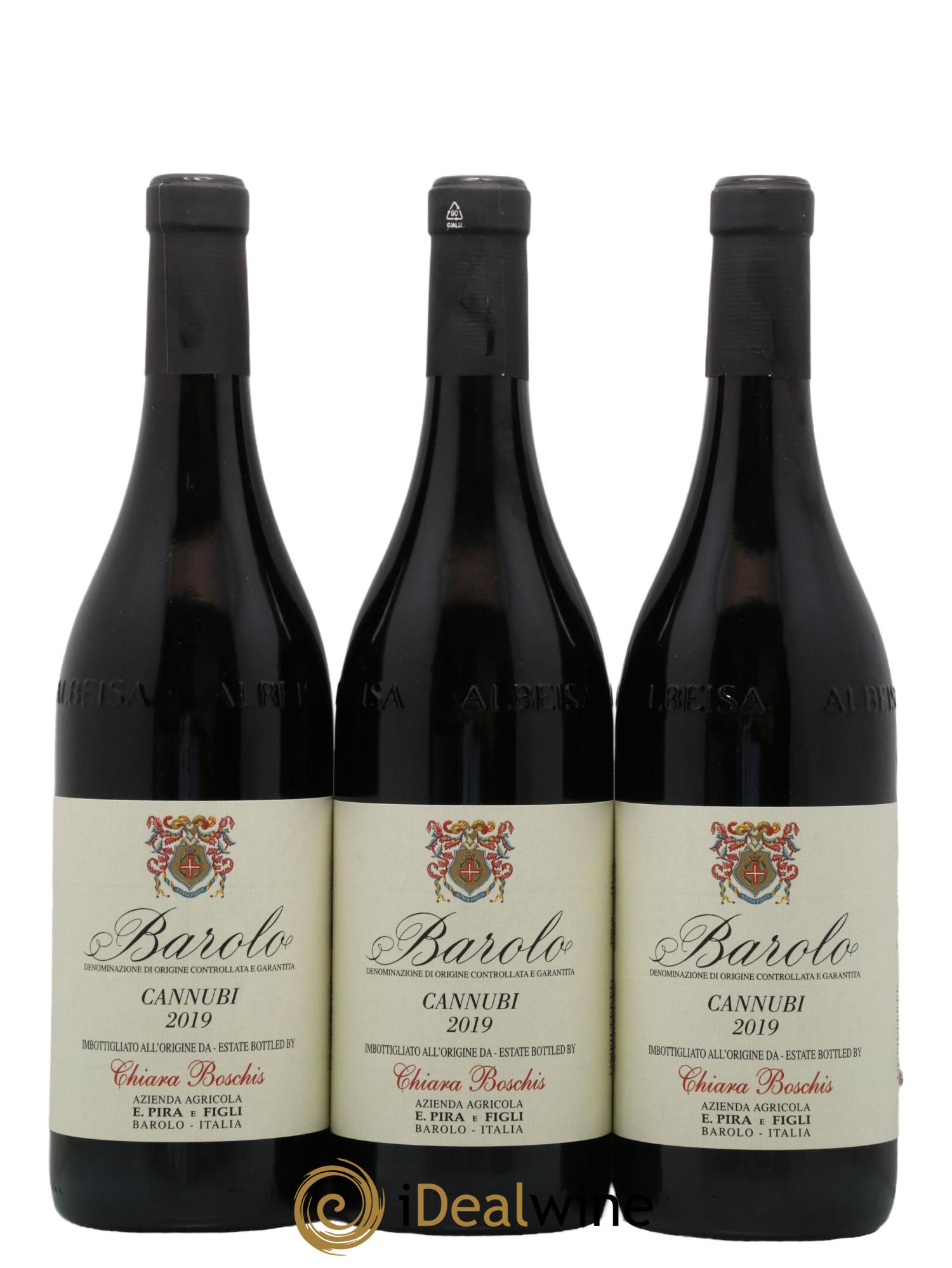 Barolo DOCG Cannubi Pira & Figli Chiara Boschis 2019 - Lot de 3 bouteilles - 0