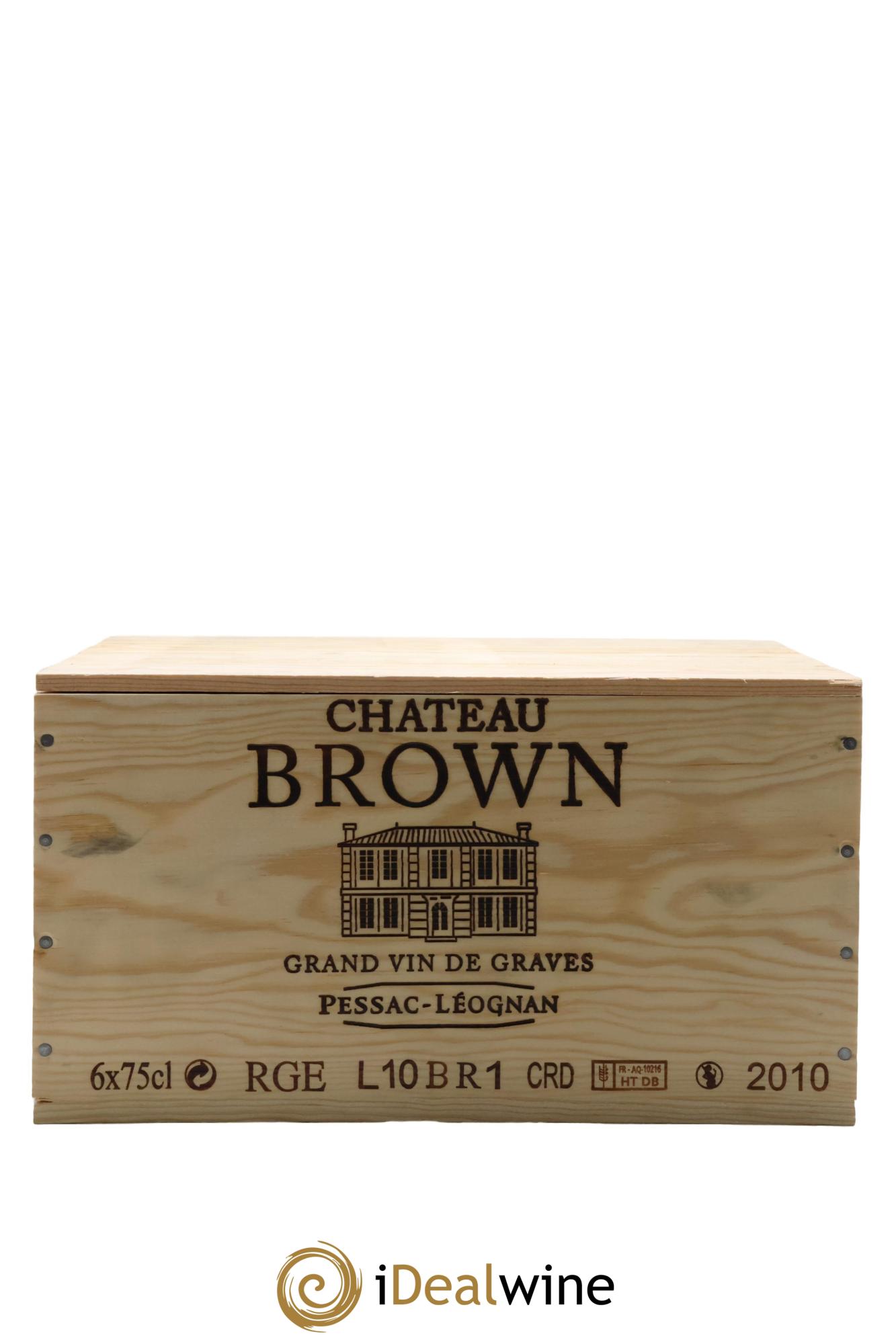Château Brown 2010 - Lotto di 6 bottiglie - 1