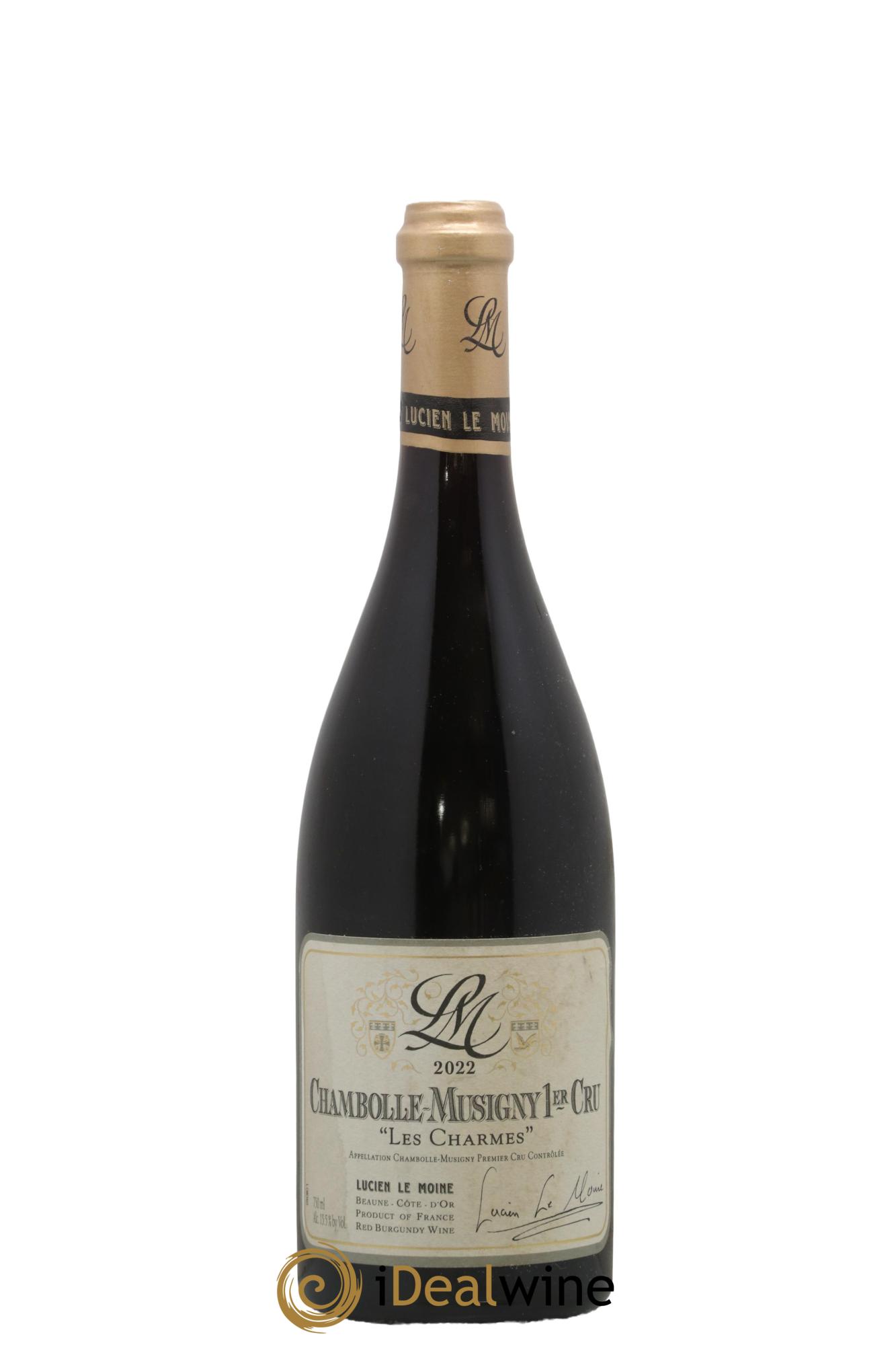 Chambolle-Musigny 1er Cru Les Charmes Lucien Le Moine 2022 - Lot de 1 bouteille - 0