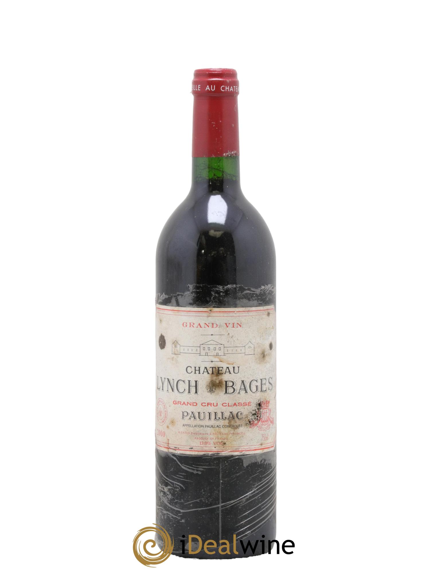 Château Lynch Bages 5ème Grand Cru Classé 2000 - Posten von 1 Flasche - 0