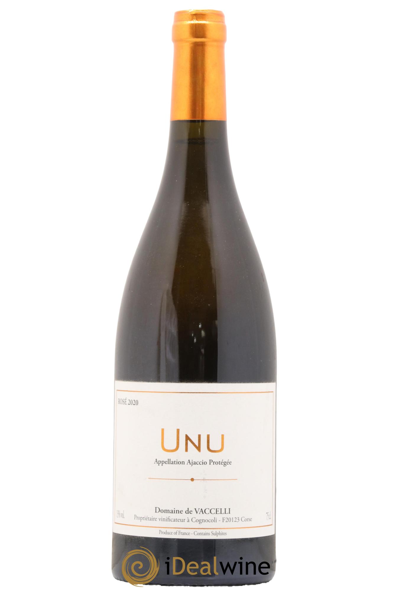 Ajaccio Unu Vaccelli 2020 - Lot de 1 bouteille - 0