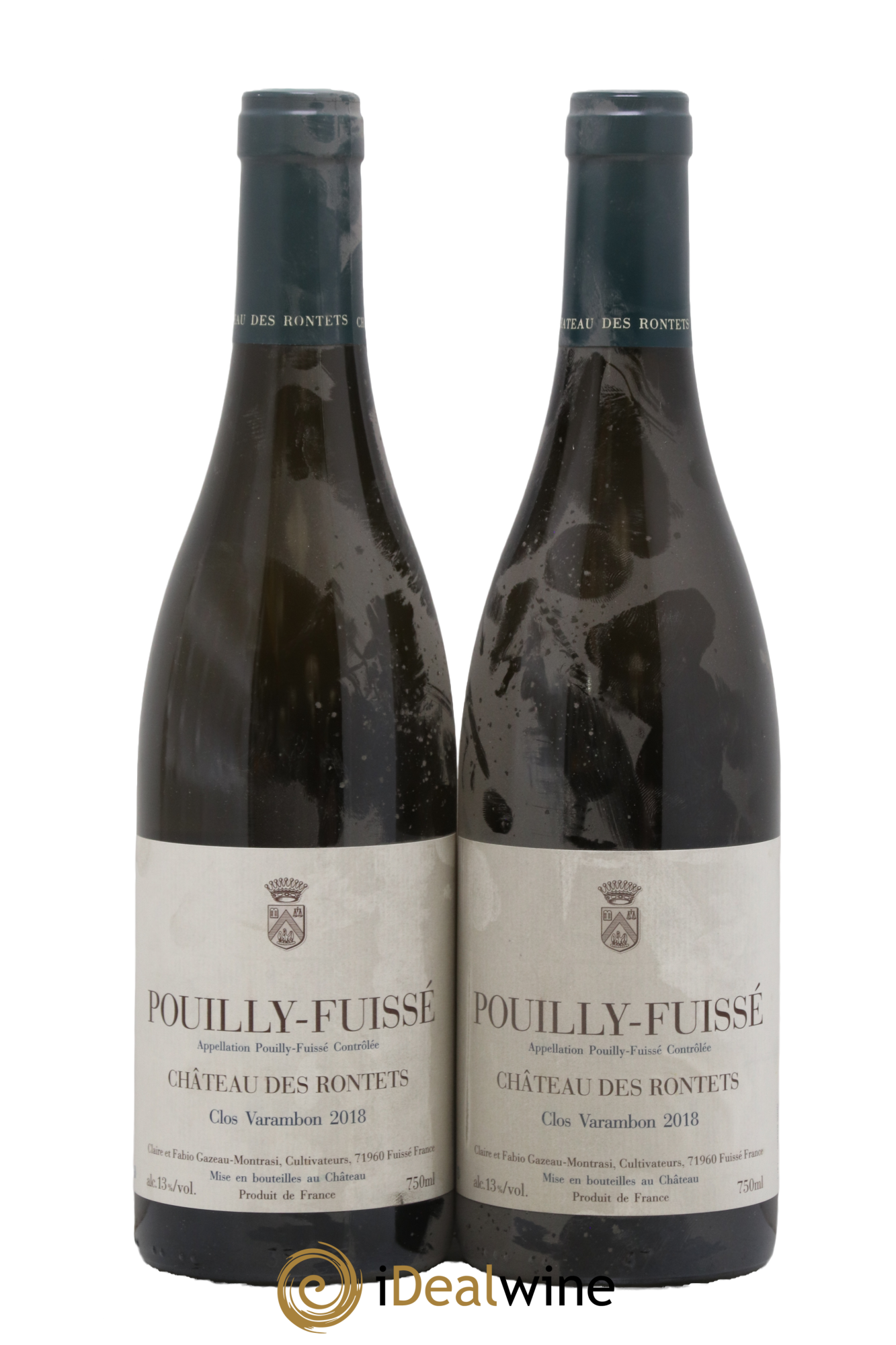 Pouilly-Fuissé Clos Varambon Château des Rontets 2018 - Lot de 2 bouteilles - 0