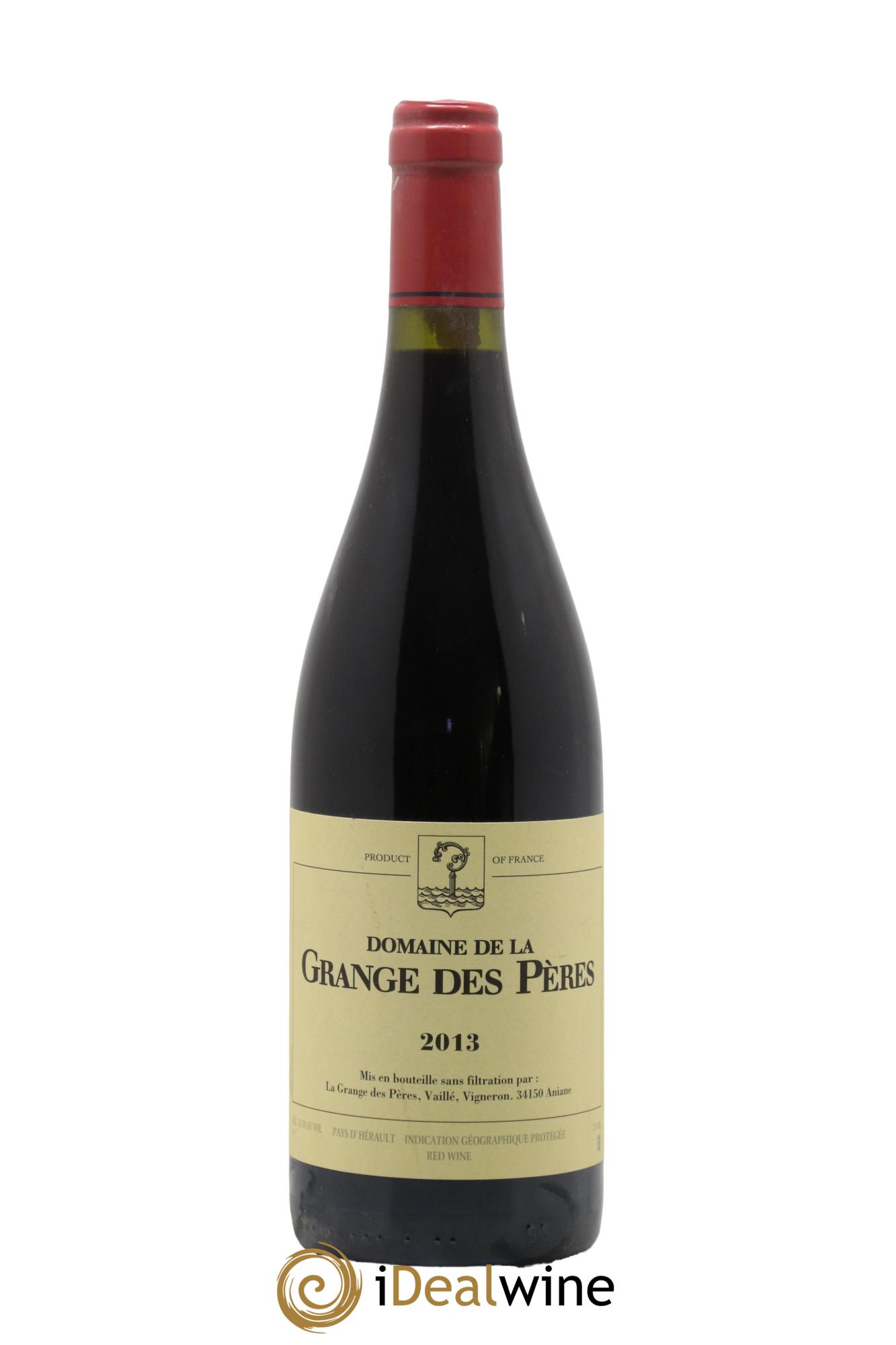 IGP Pays d'Hérault Grange des Pères Laurent Vaillé 2013 - Lot de 1 bouteille - 0