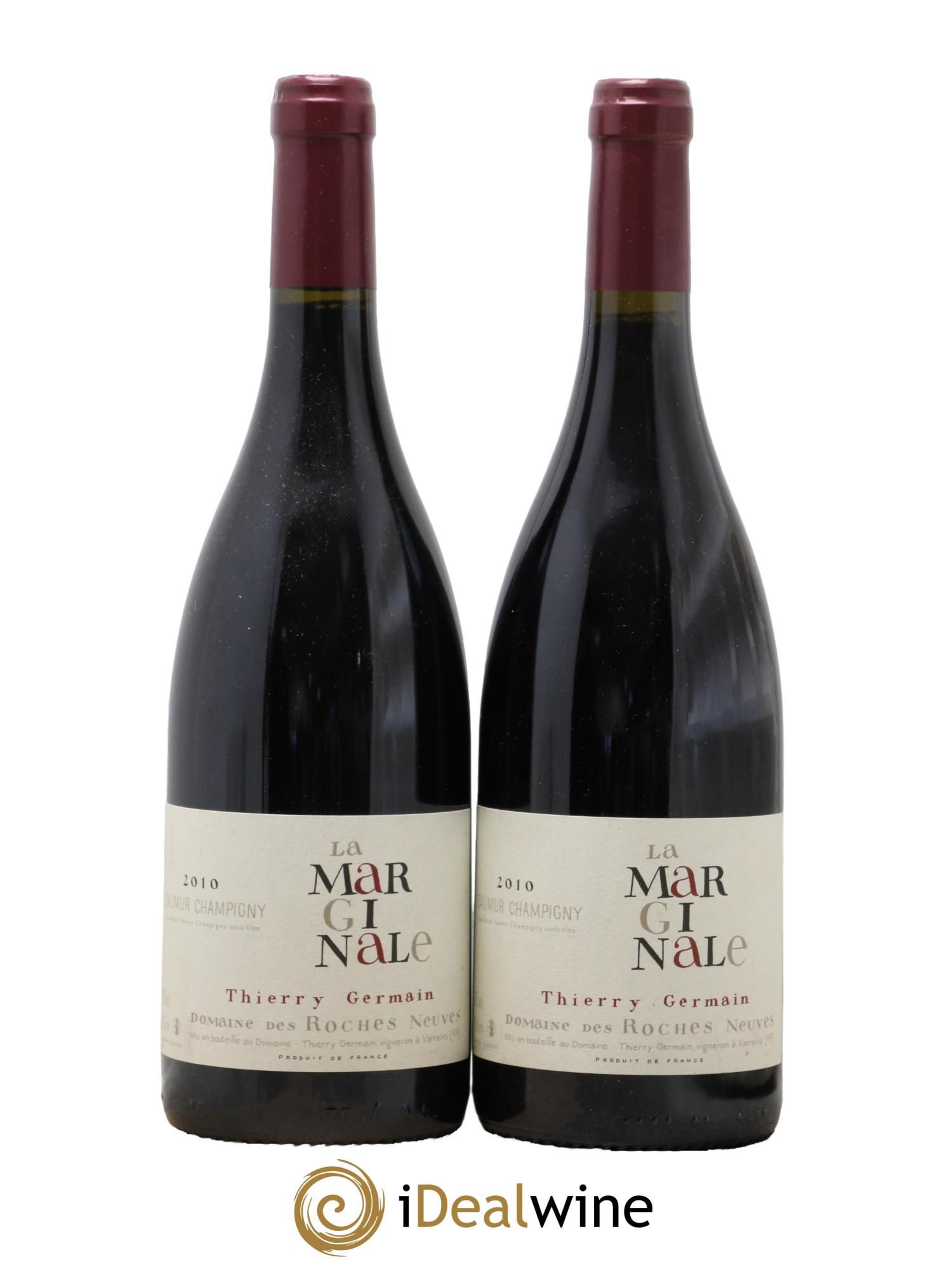 Saumur-Champigny La Marginale Domaine des Roches Neuves - Thierry Germain 2010 - Lotto di 2 bottiglie - 0