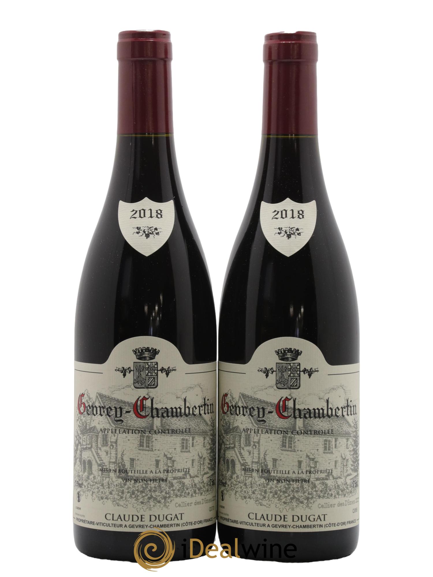 Gevrey-Chambertin Claude Dugat 2018 - Lot de 2 bouteilles - 0
