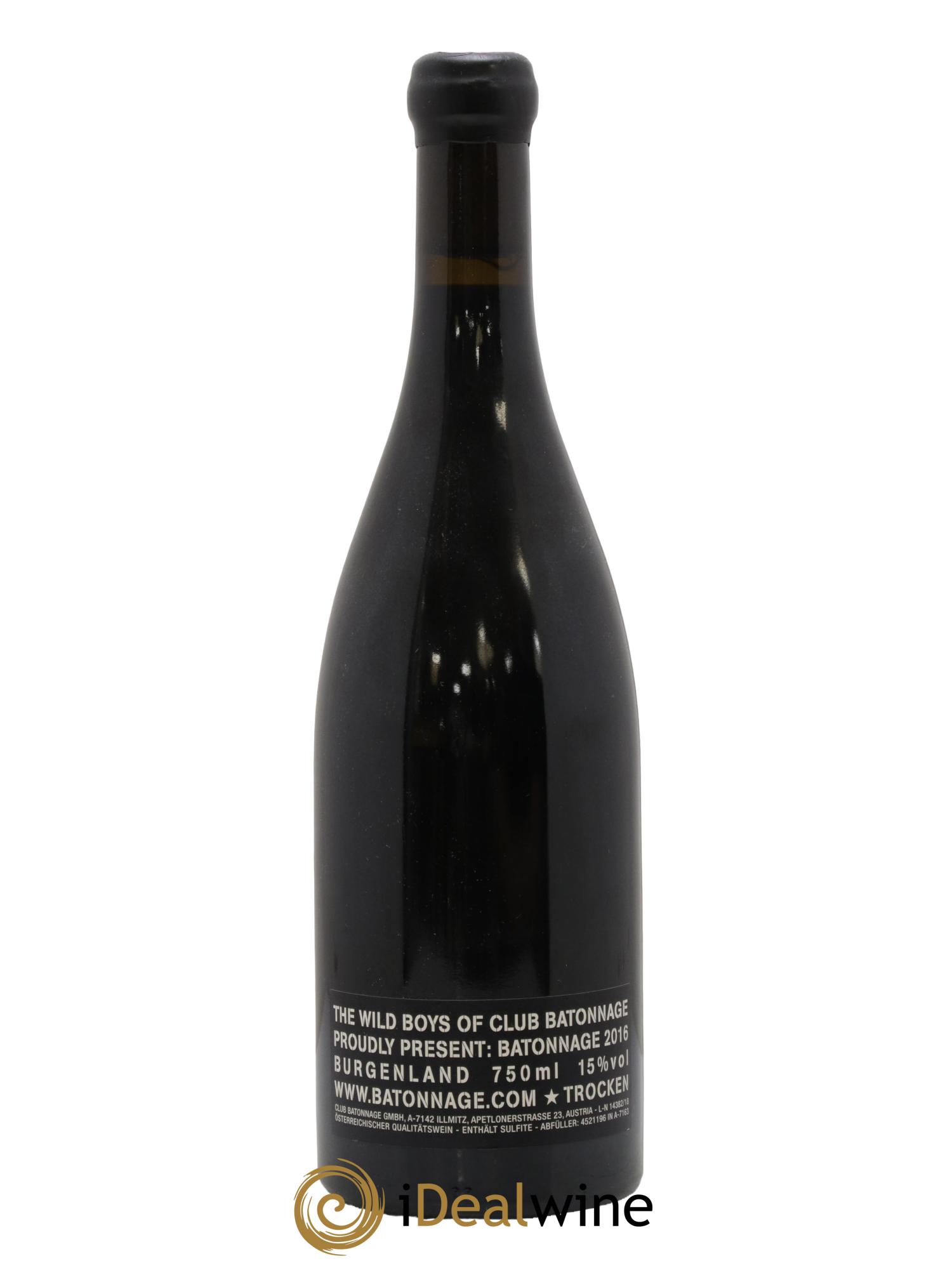 Autriche Burgenland Trocken Batonnage The Wild Boys of Batonnage 2016 - Lot de 1 bouteille - 1