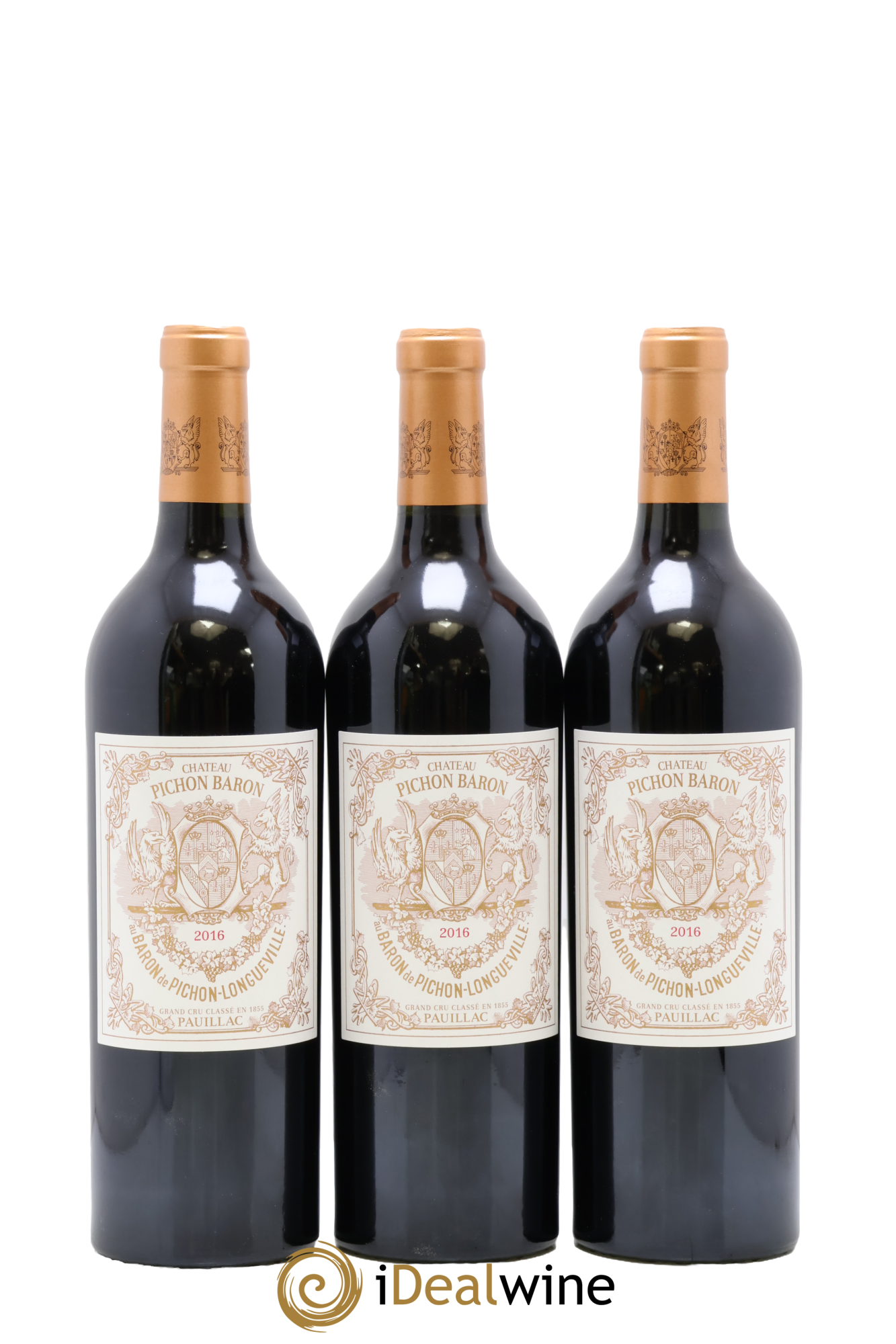 Pichon Longueville Baron 2ème Grand Cru Classé 2016 - Lotto di 12 bottiglie - 6