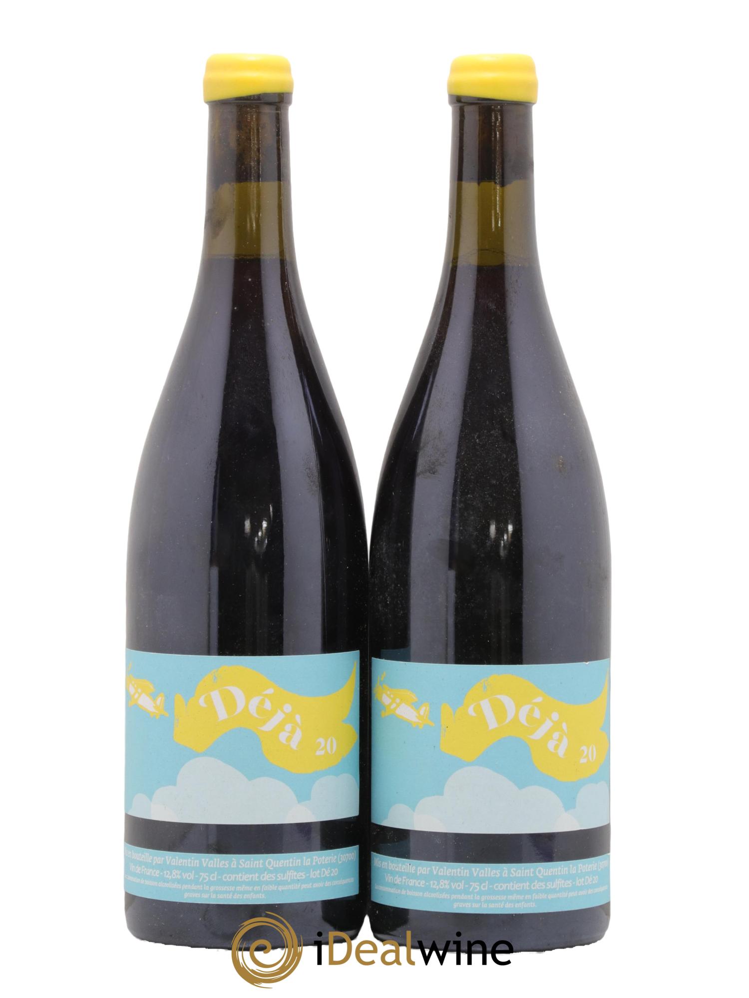 Vin de France Déjà Valentin Vallés 2020 - Lot de 2 bouteilles - 0