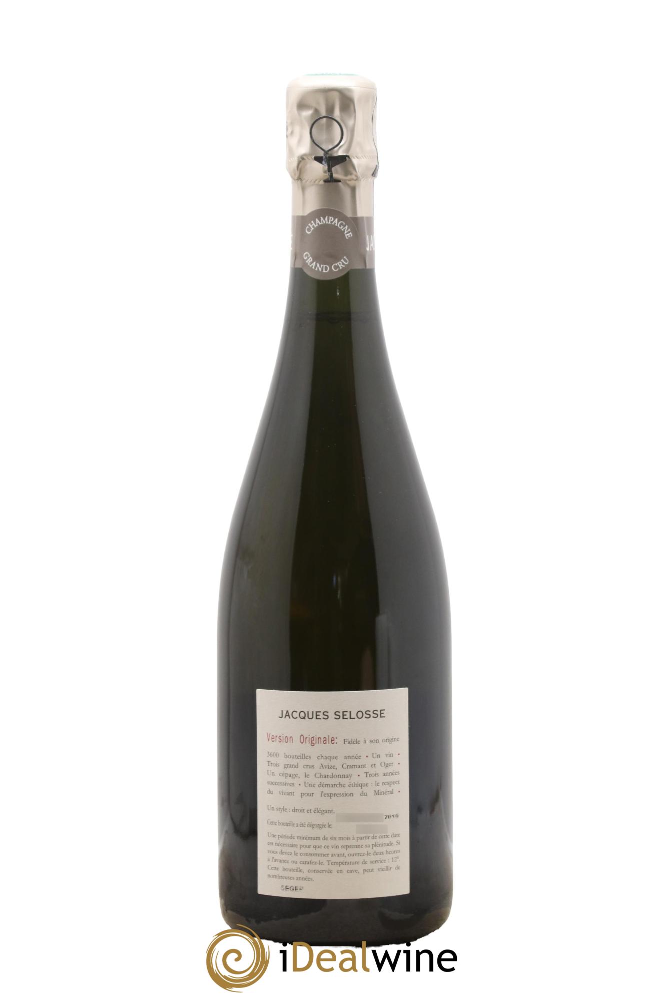 Version Originale Jacques Selosse - Lot de 1 bouteille - 1