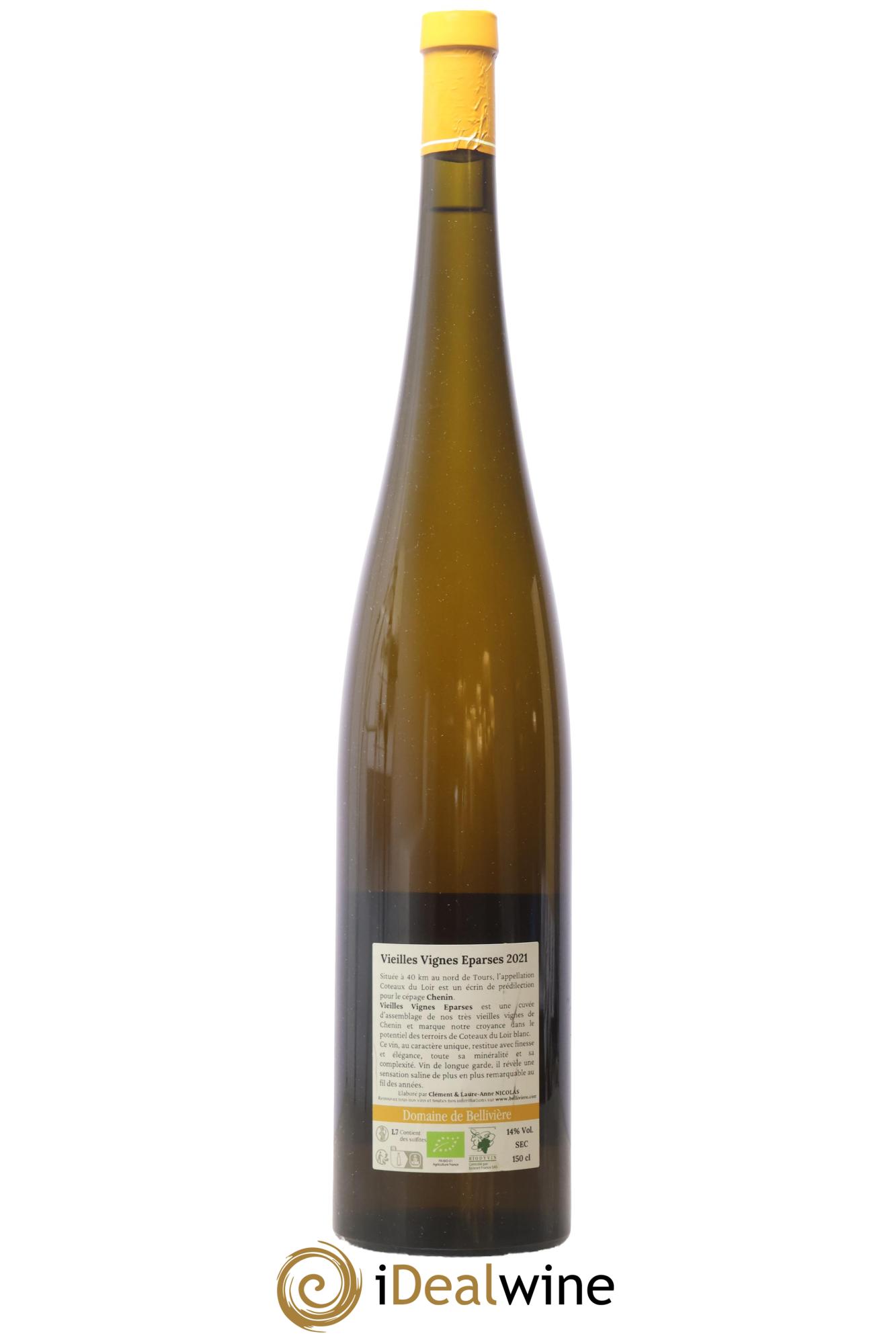 Coteaux du Loir Vieilles Vignes Eparses Domaine de Bellivière 2021 - Posten von 1 Magnum - 1