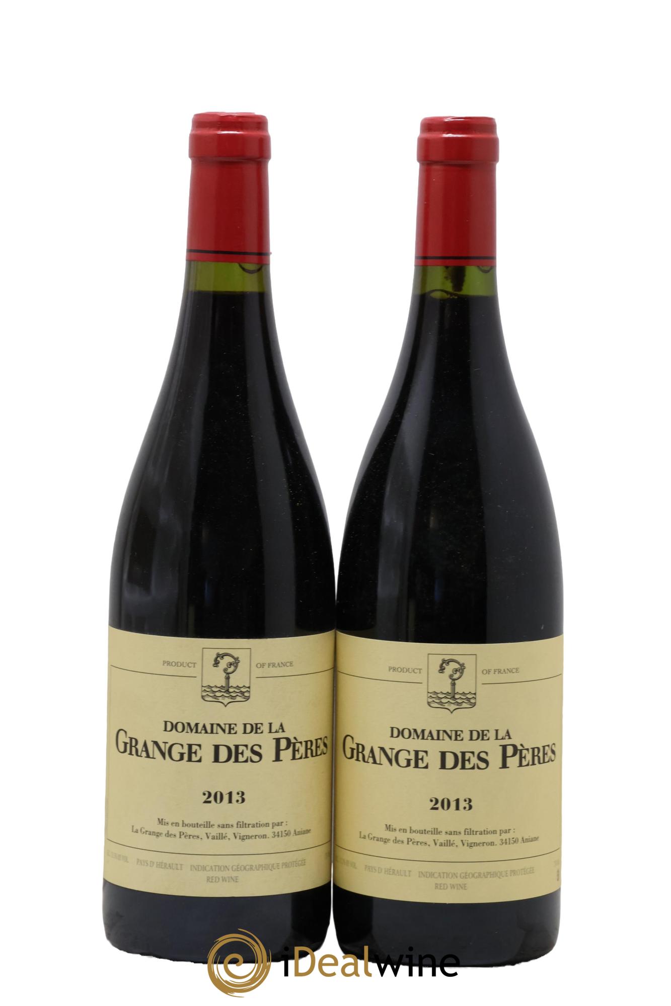 Pays d'Hérault Grange des Pères Laurent Vaillé 2013 - Lot de 2 bouteilles - 0