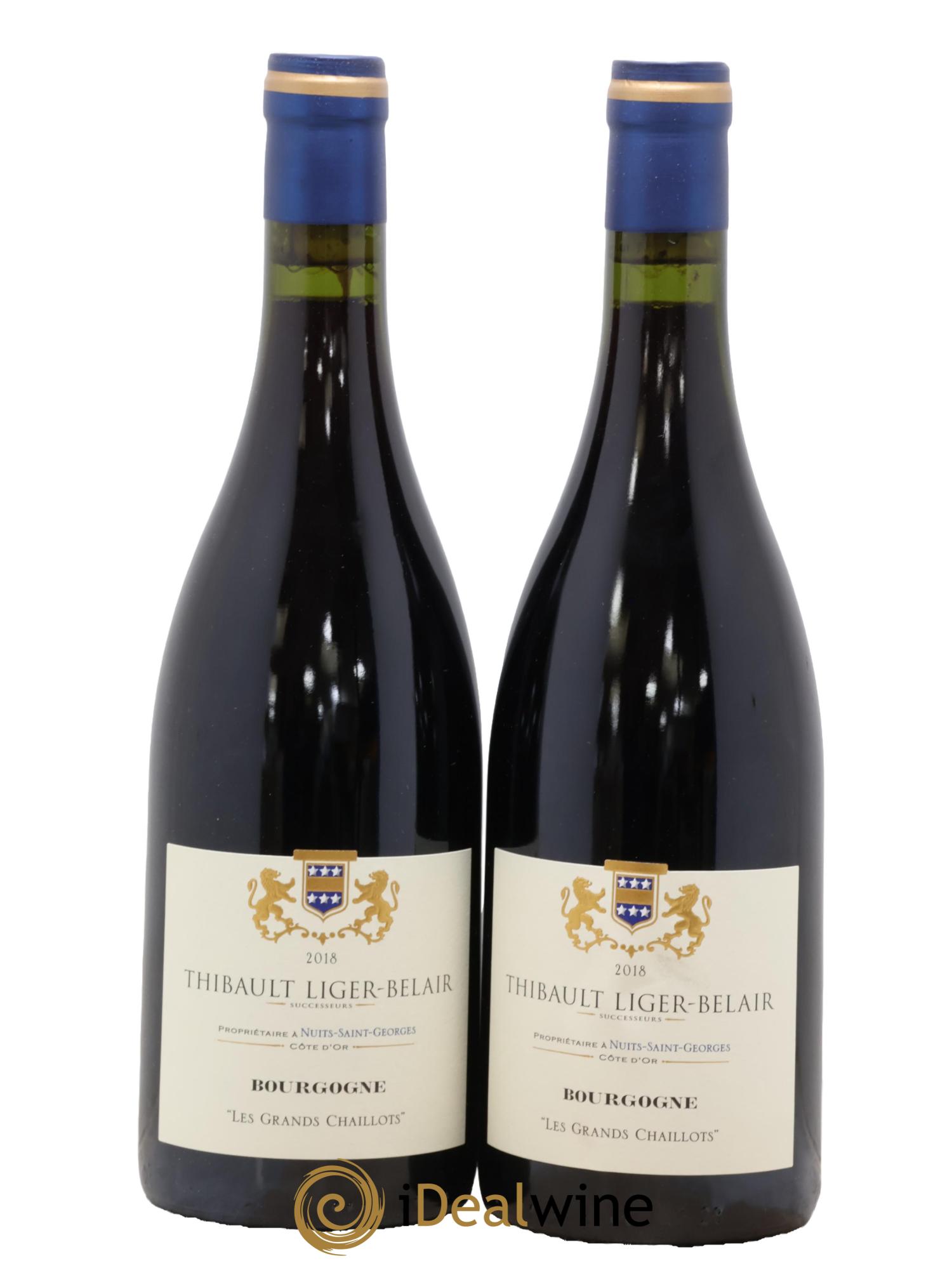 Bourgogne Les Grands Chaillots Thibault Liger-Belair Successeurs 2018 - Lot of 2 bottles - 0