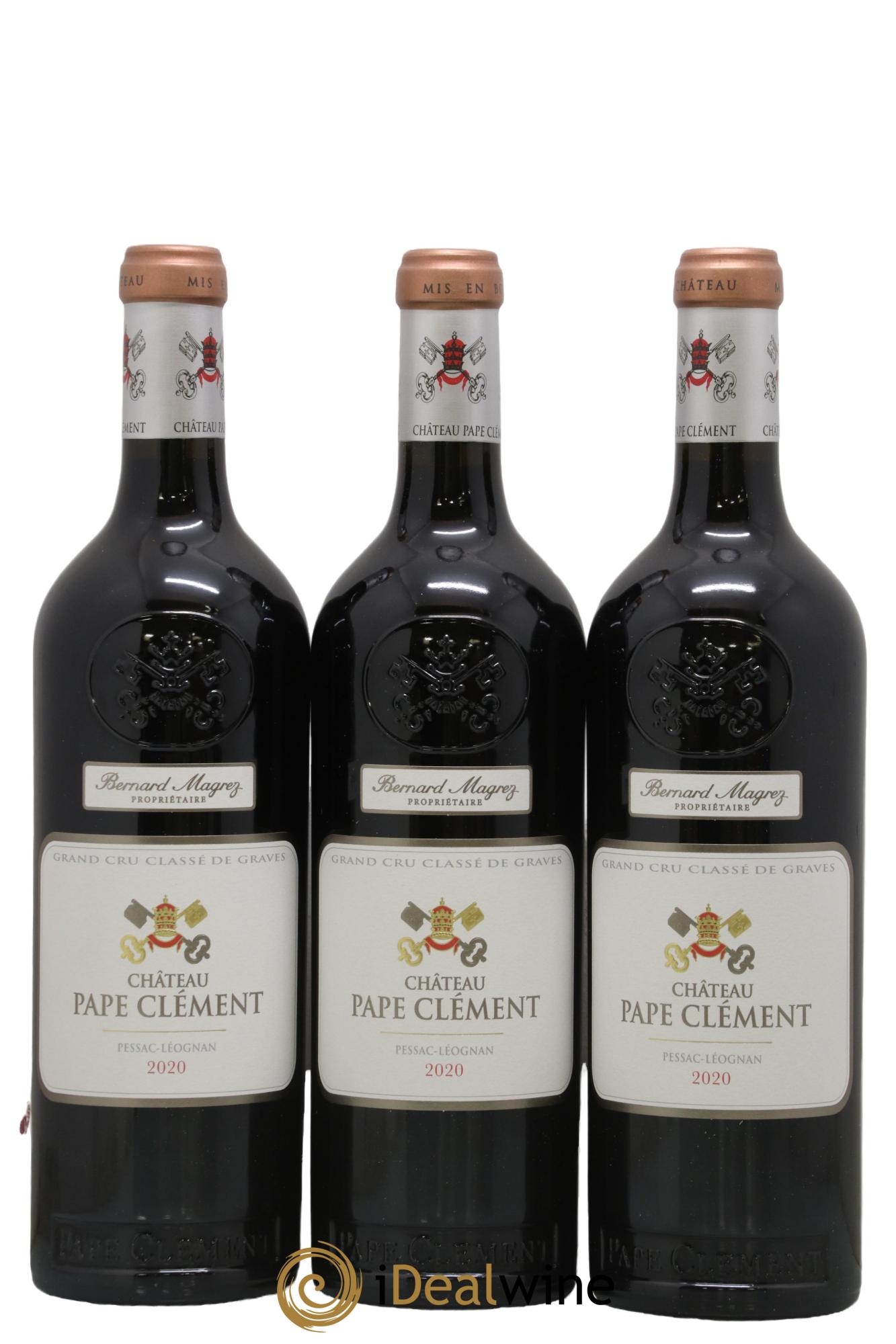 Château Pape Clément Cru Classé de Graves 2020 - Lot of 3 bottles - 0