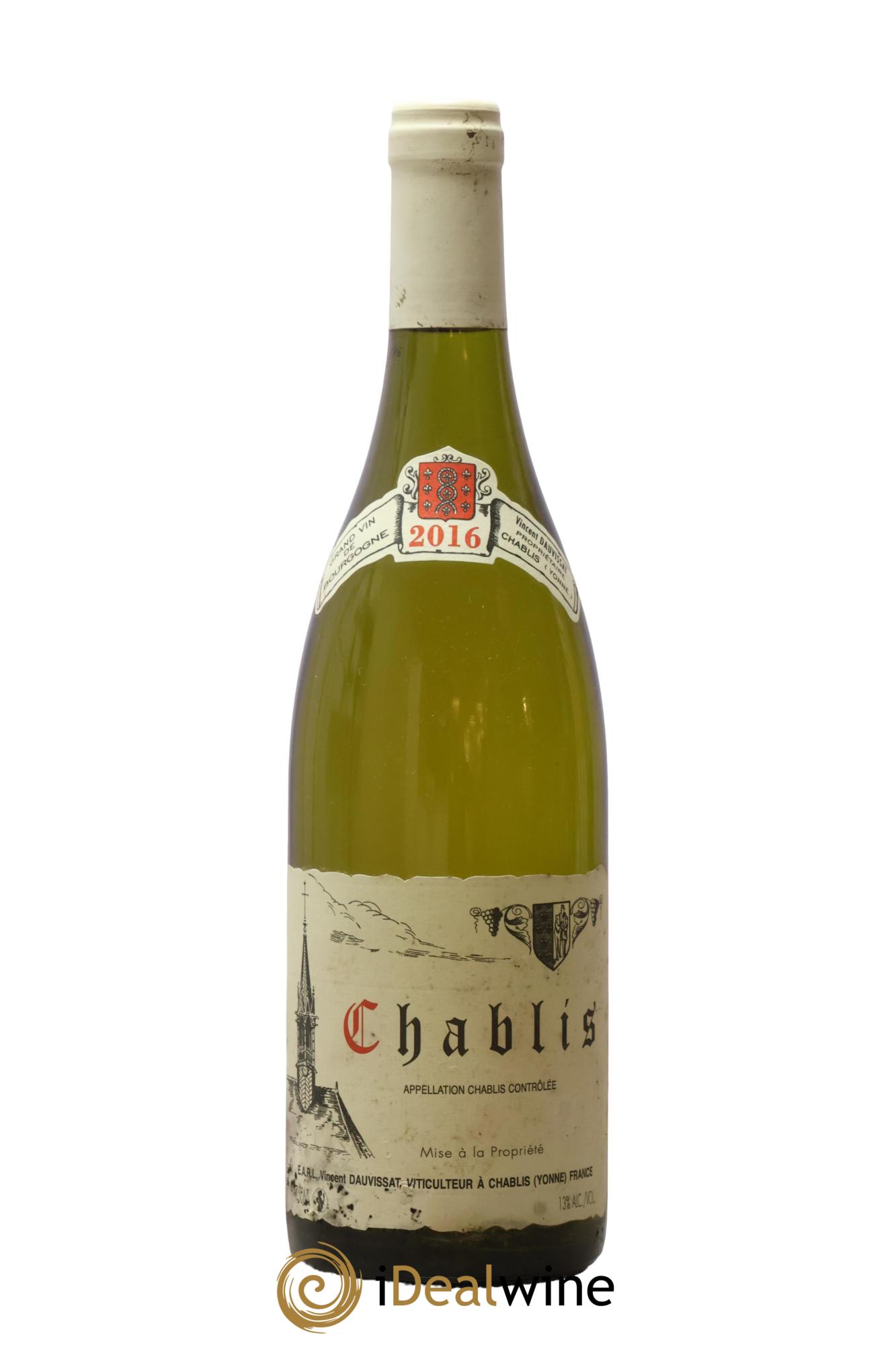 Chablis Vincent Dauvissat (Domaine) 2016 - Lot de 1 bouteille - 0