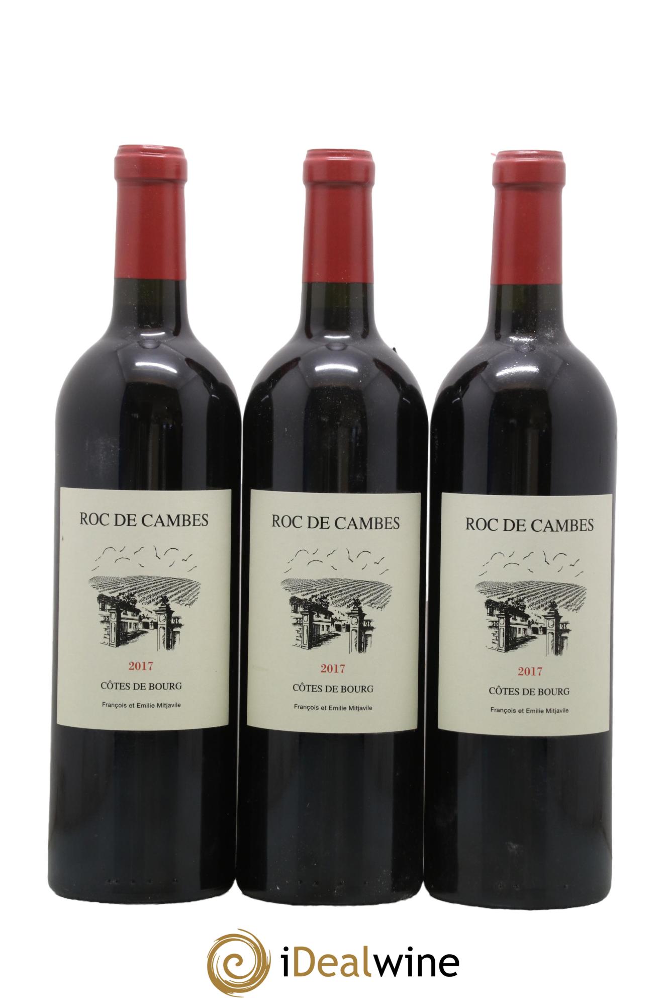Roc de Cambes 2017 - Lot of 3 bottles - 0