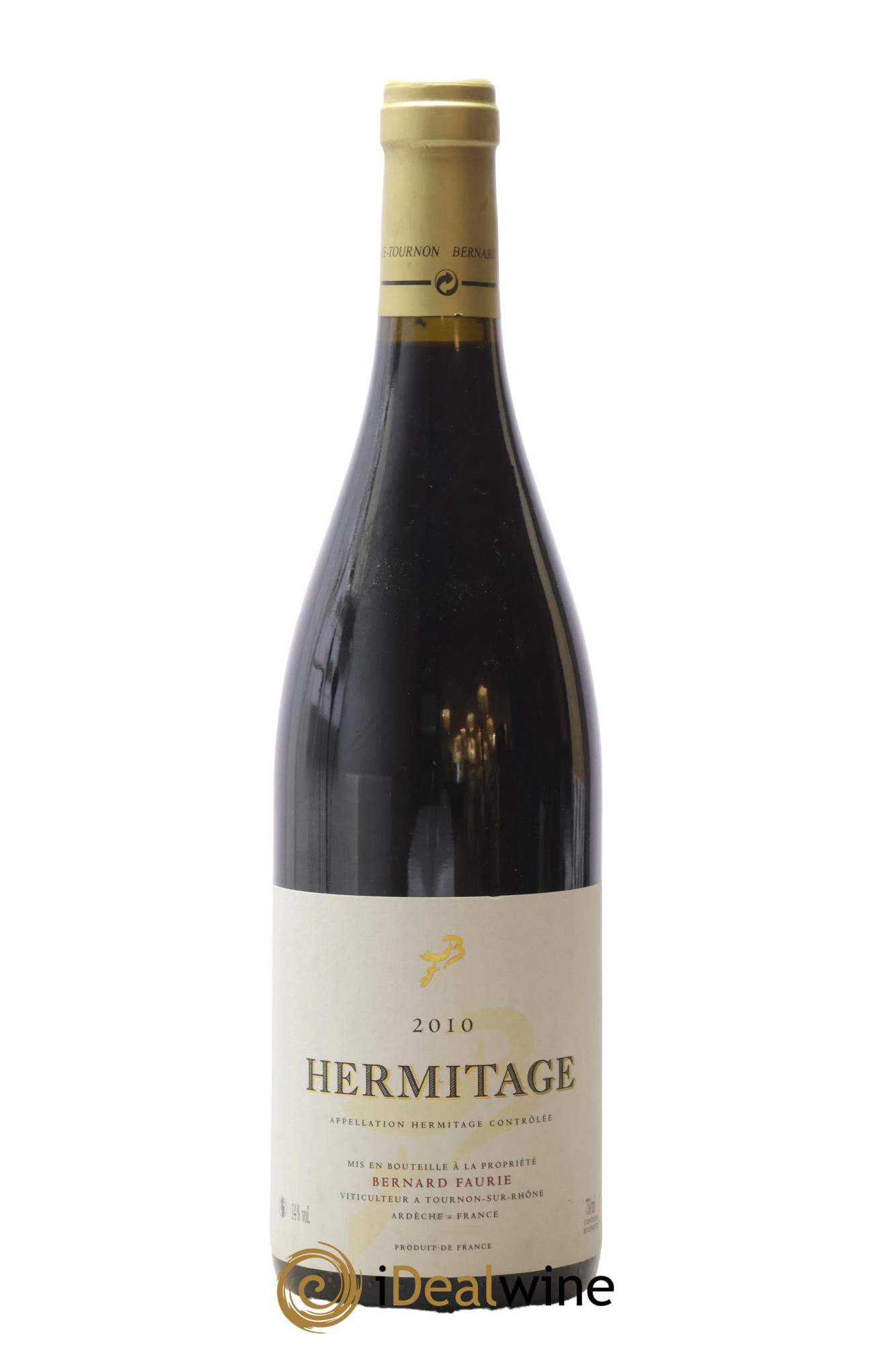 Hermitage Bessards Méal (capsule dorée) Bernard Faurie 2010 - Lot of 1 bottle - 0
