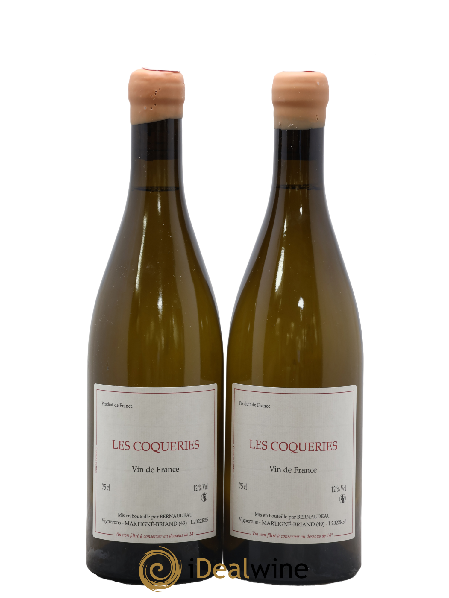 Vin de France Les Coqueries Stéphane Bernaudeau (Domaine) 2022 - Posten von 2 Flaschen - 0