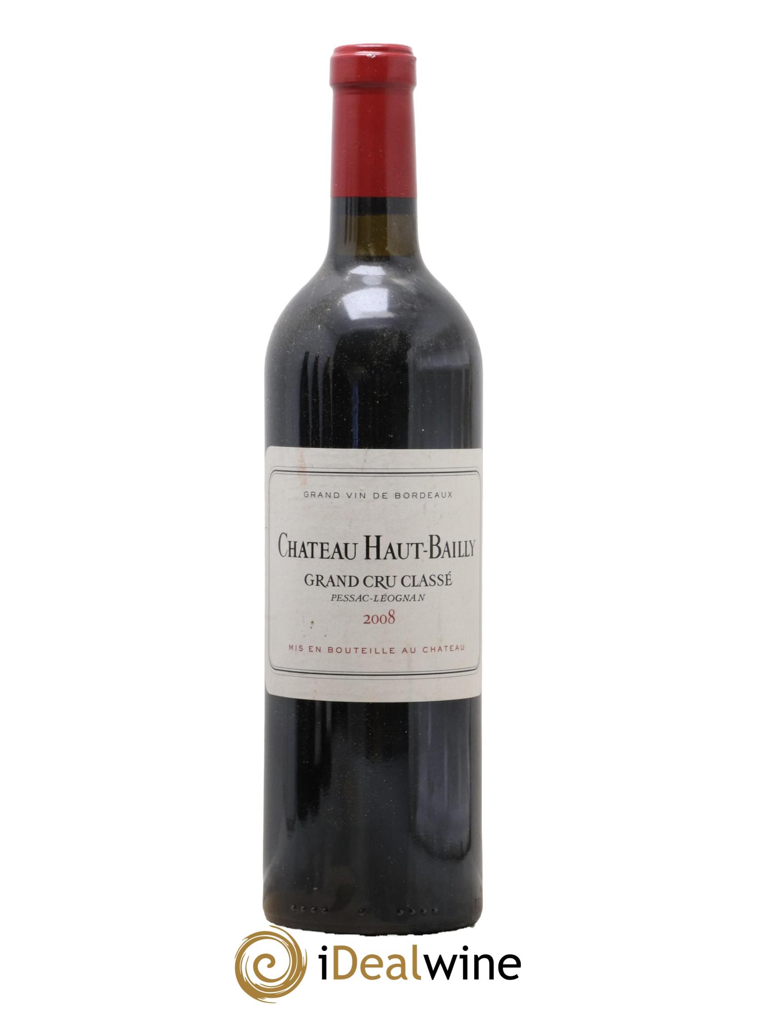 Château Haut-Bailly Cru Classé de Graves 2008 - Posten von 1 Flasche - 0