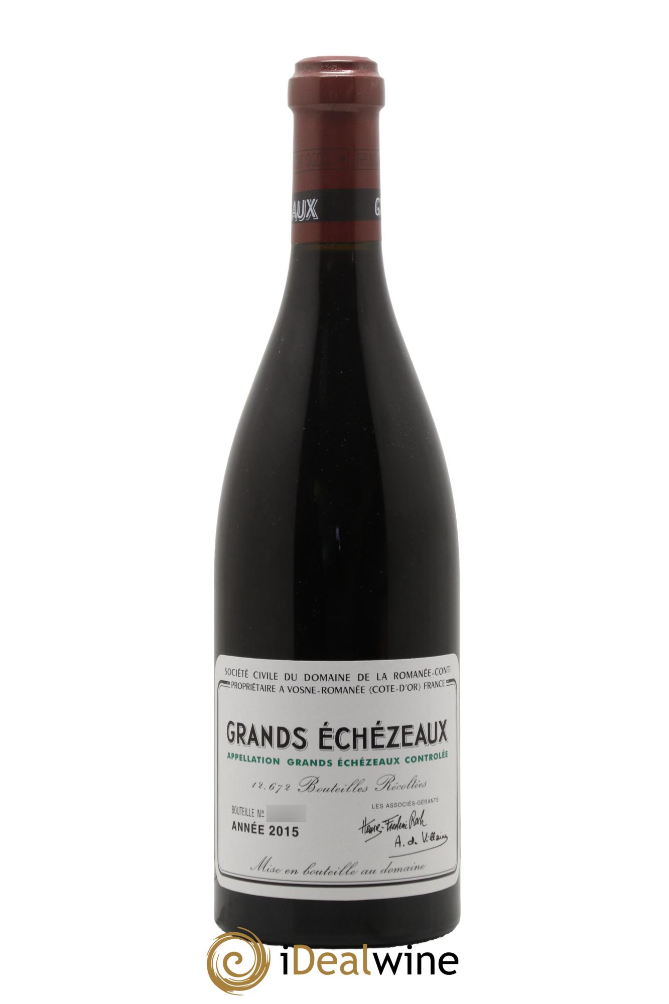 Grands-Echezeaux Grand Cru Domaine de la Romanée-Conti 2015 - Posten von 1 Flasche - 0