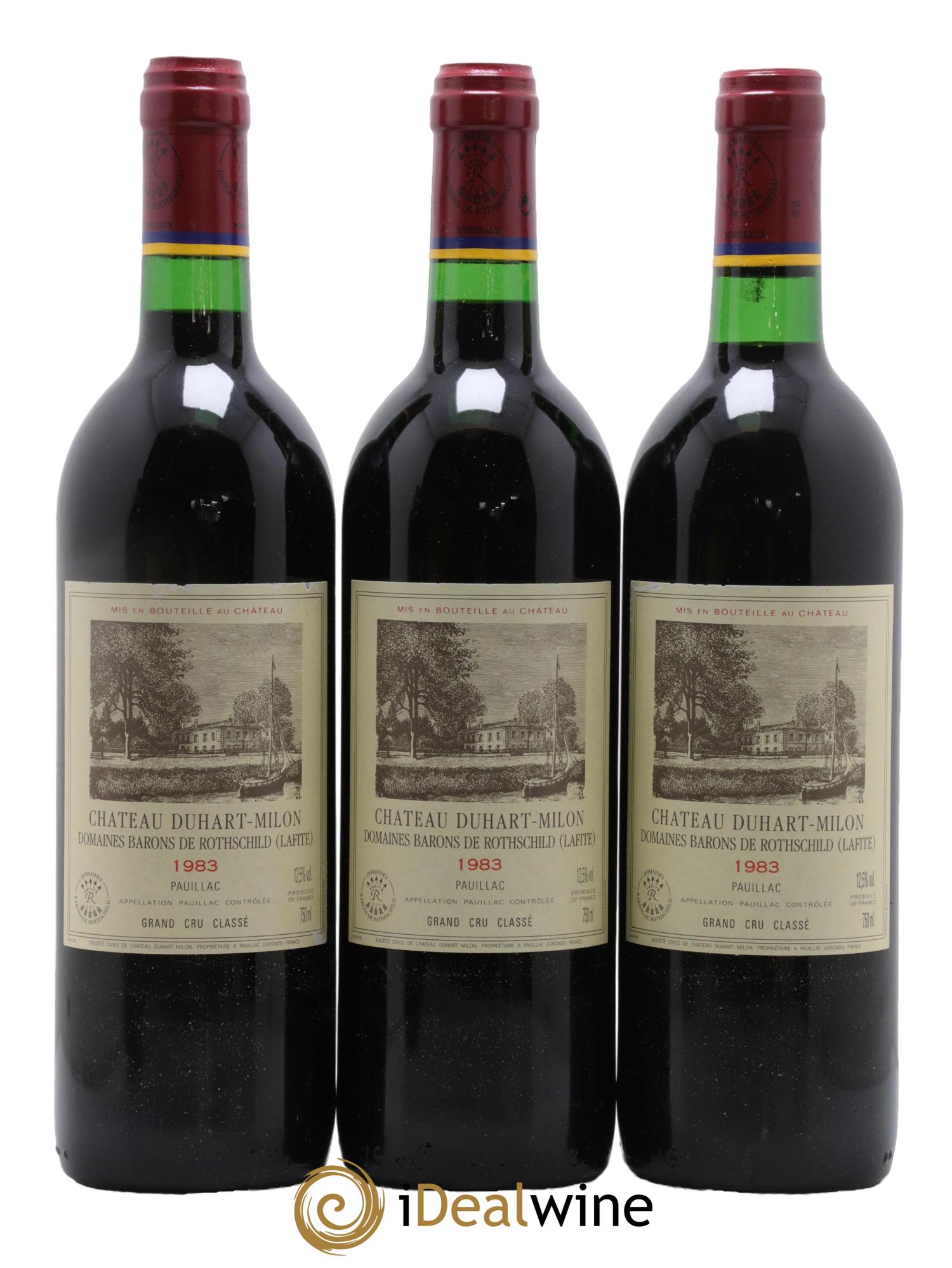 Château Duhart-Milon 4ème Grand Cru Classé 1983 - Lotto di 12 bottiglie - 3