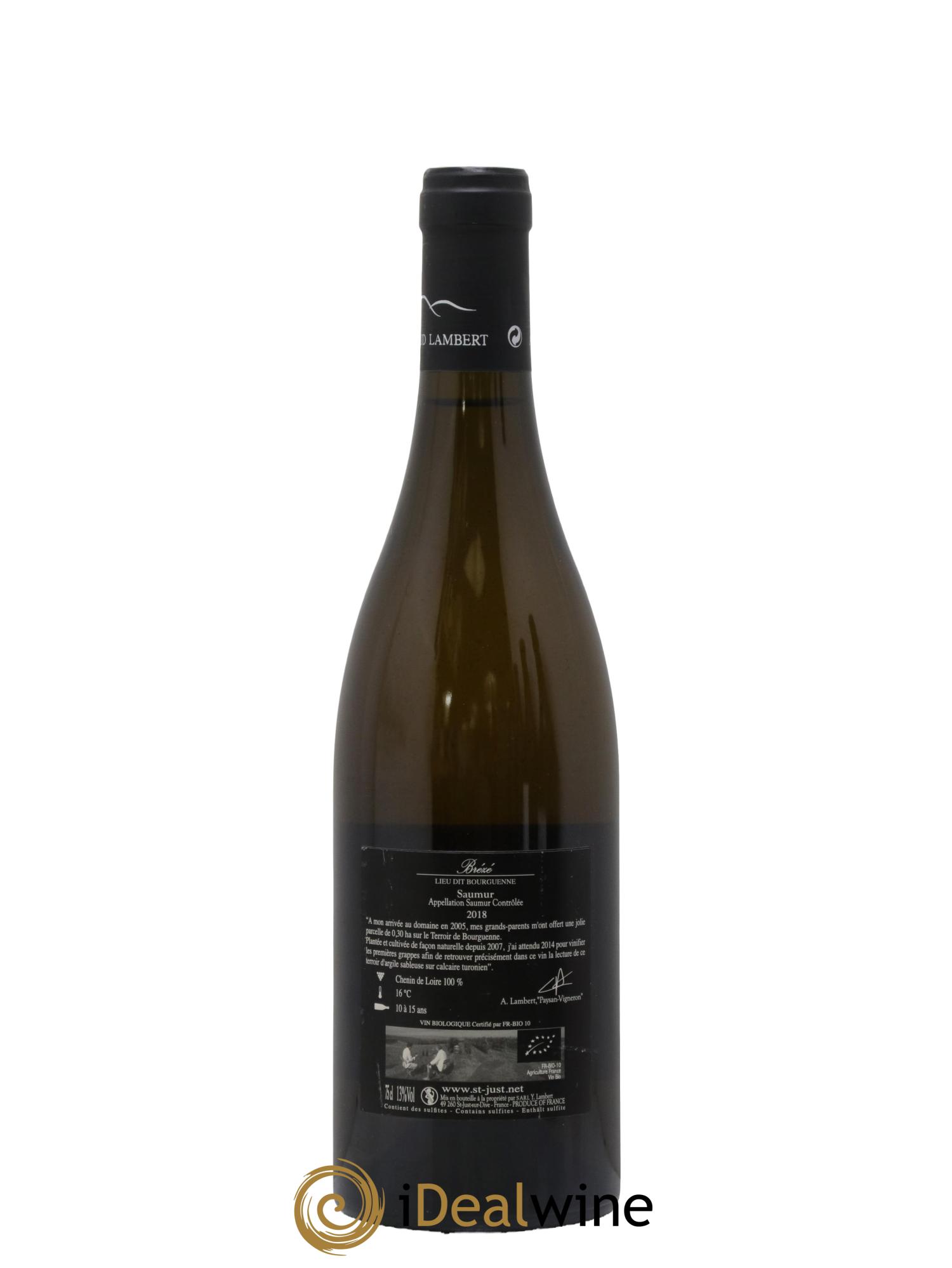 Saumur Brezé Domaine De Saint-Just 2018 - Lot de 1 bouteille - 1