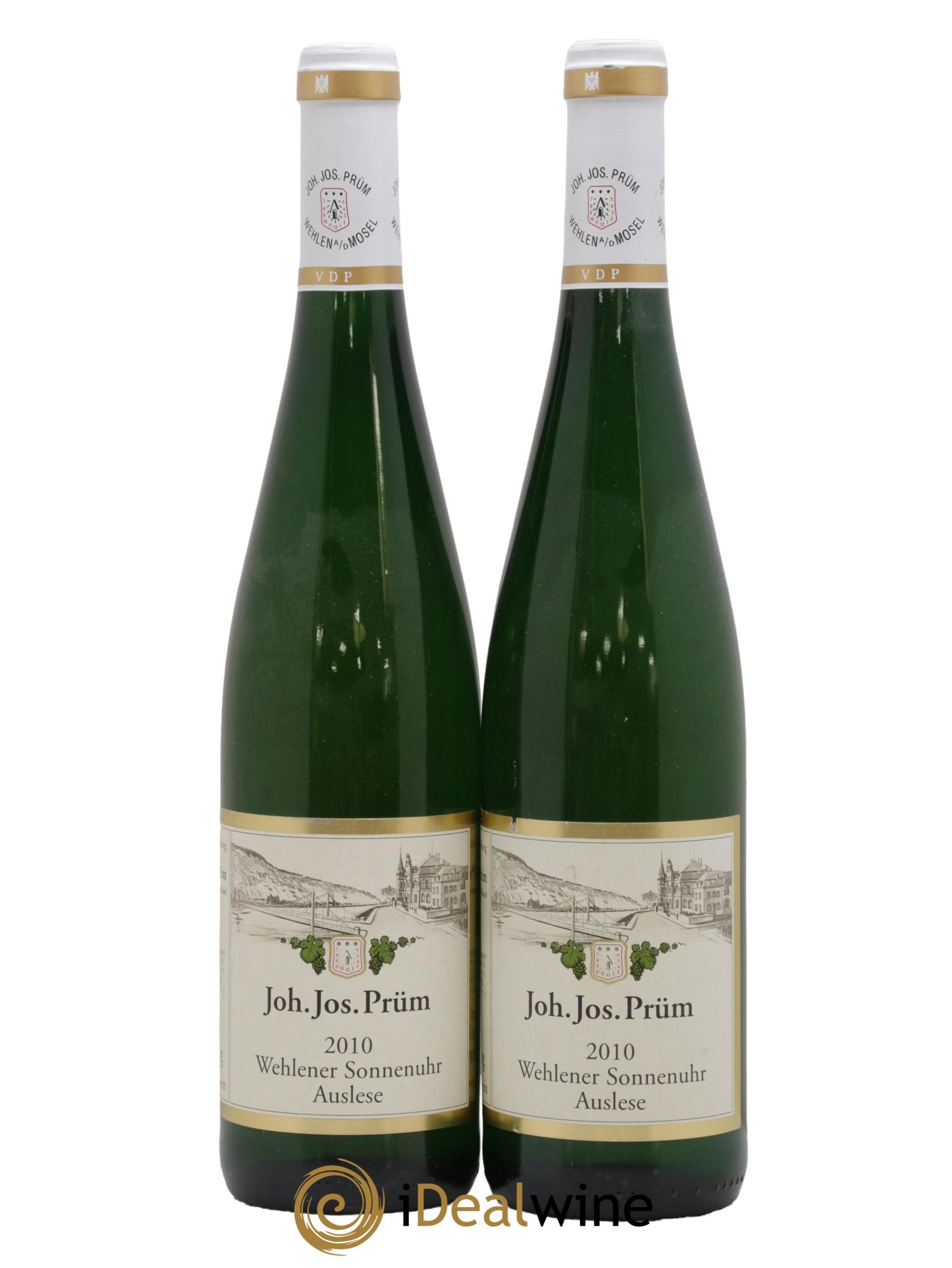 Riesling Joh. Jos. Prum Wehlener Sonnenuhr Auslese 2010 - Lotto di 2 bottiglie - 0