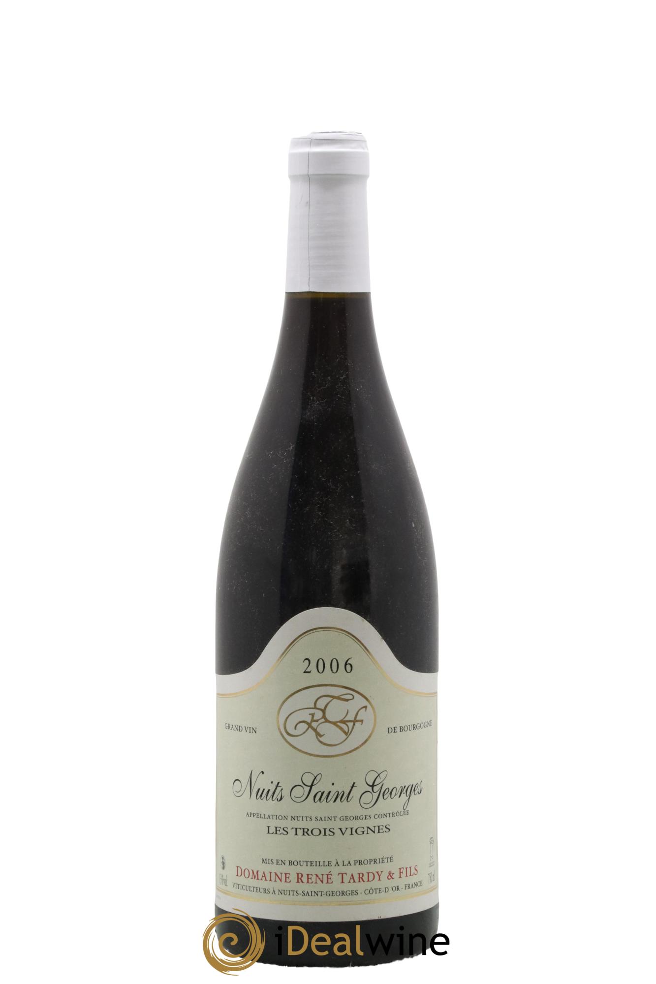 Nuits-Saint-Georges Les Trois Vignes Rene Tardy 2006 - Lot de 1 bouteille - 0