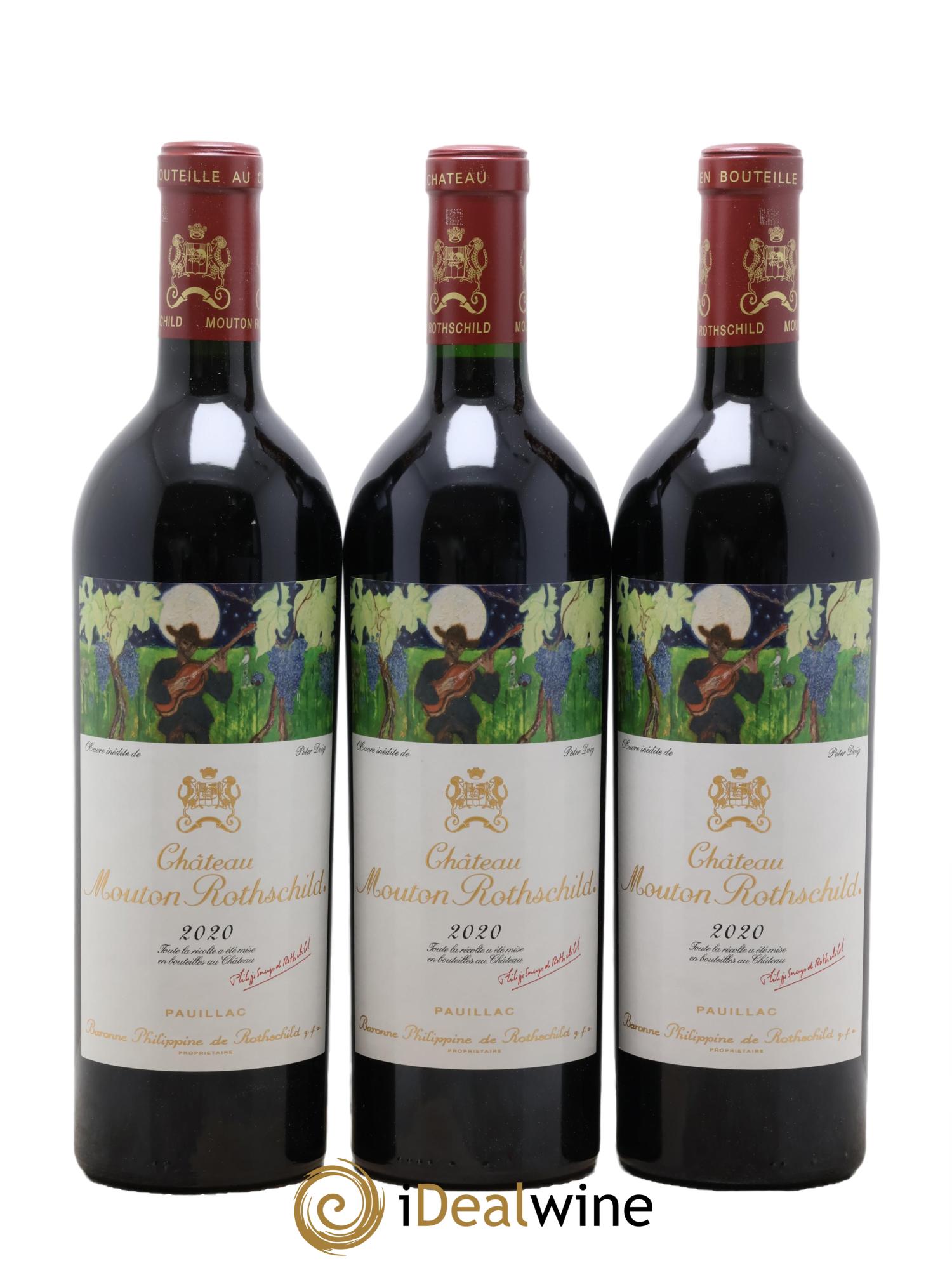 Château Mouton Rothschild 1er Grand Cru Classé 2020 - Lot of 6 bottles - 1