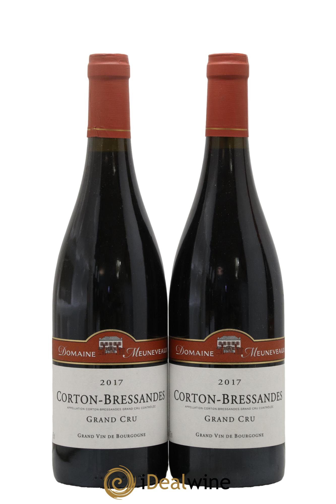 Corton Grand Cru Bressandes Domaine Meuneveaux 2017 - Lot de 2 bouteilles - 0