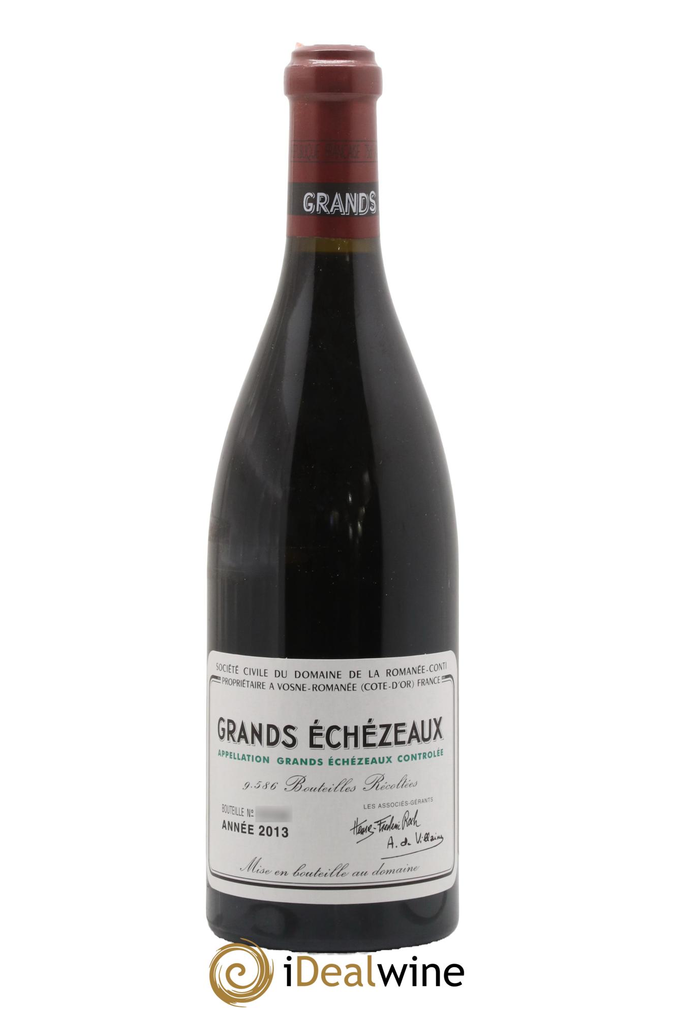 Grands-Echezeaux Grand Cru Domaine de la Romanée-Conti 2013 - Lot de 1 bouteille - 0