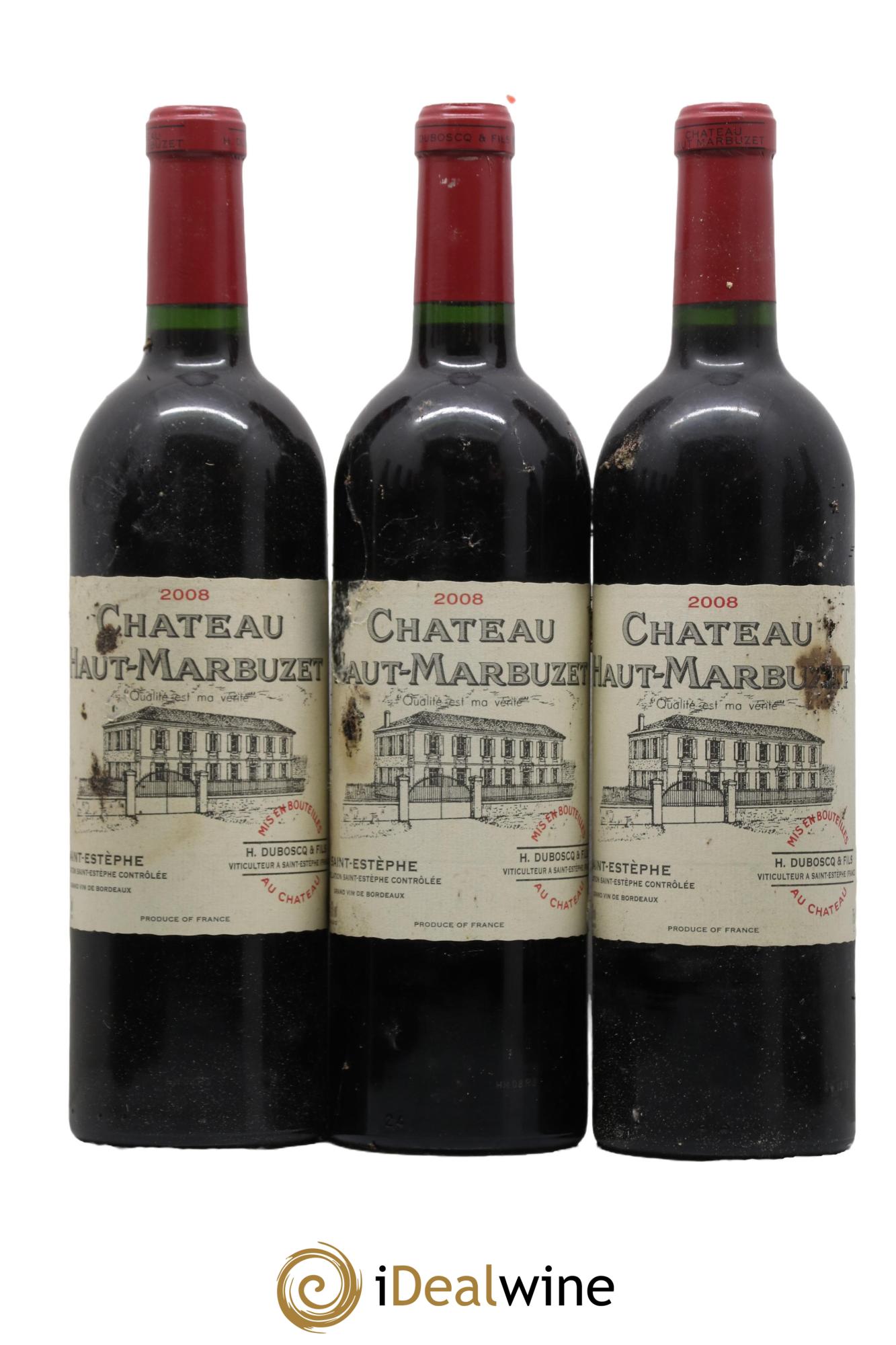Château Haut Marbuzet 2008 - Lot de 12 bouteilles - 2