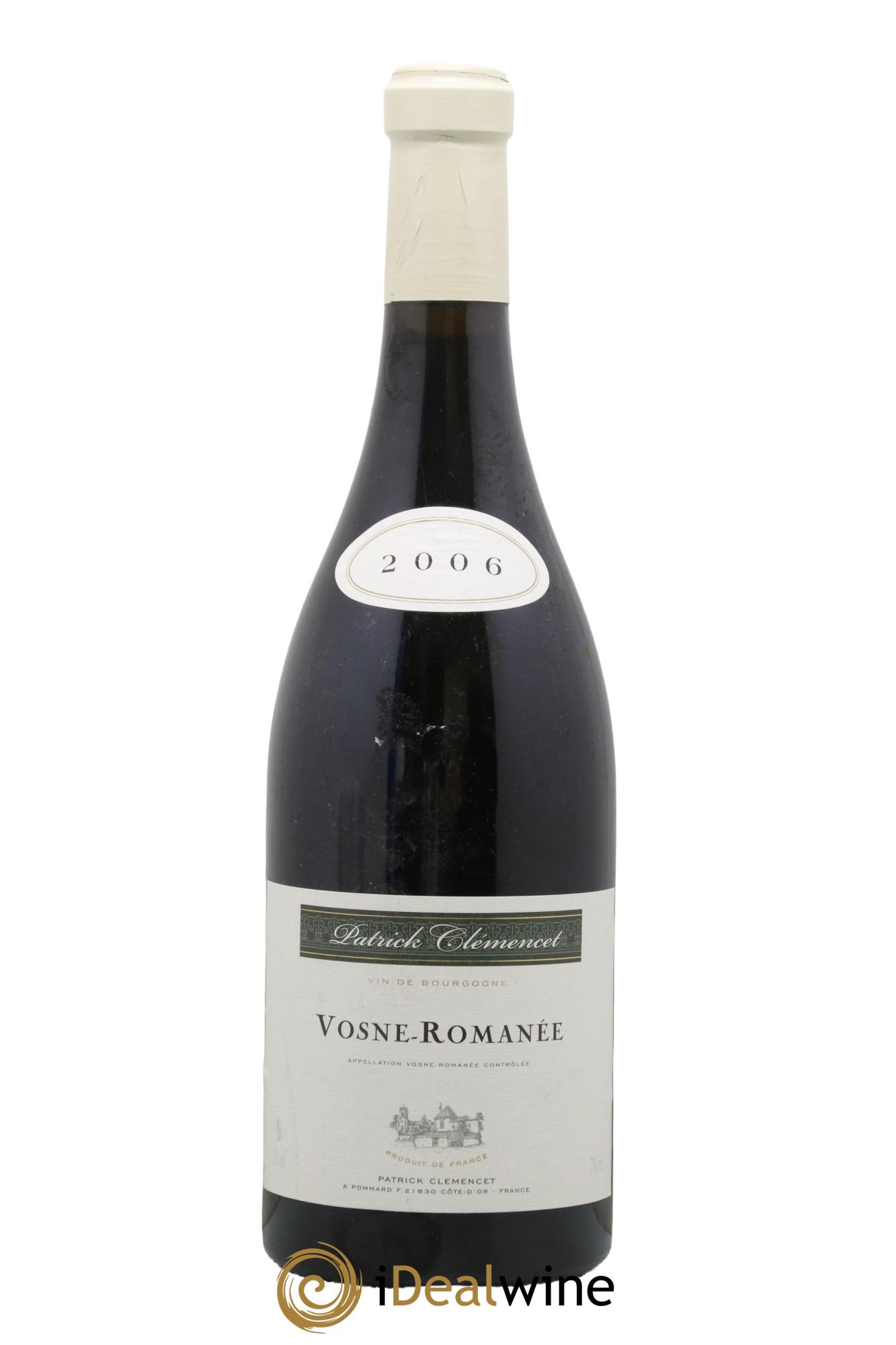 Vosne-Romanée Domaine Patrick Clémencet 2006 - Lot de 1 bouteille - 0