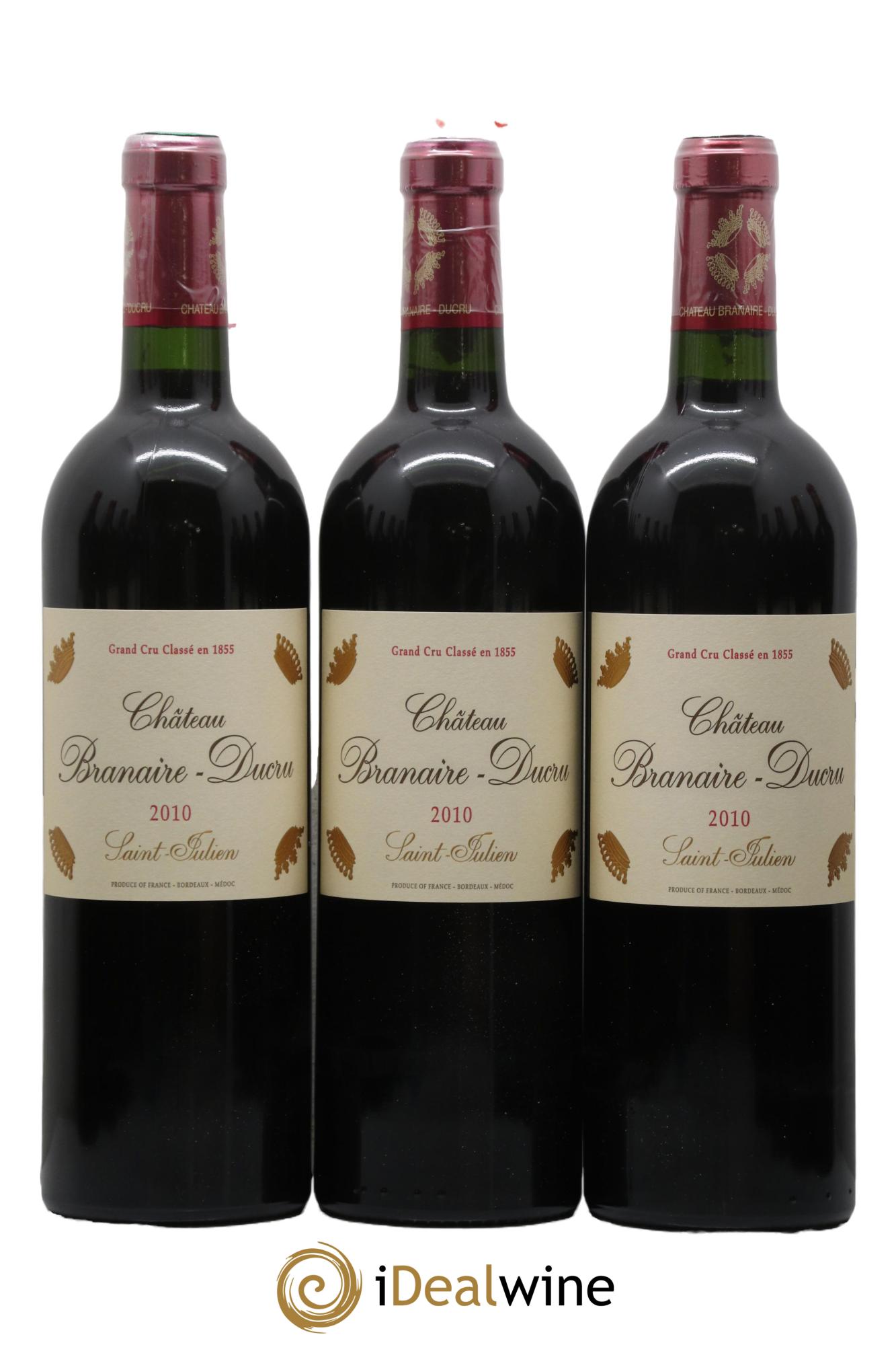 Château Branaire Ducru 4ème Grand Cru Classé 2010 - Posten von 12 Flaschen - 4