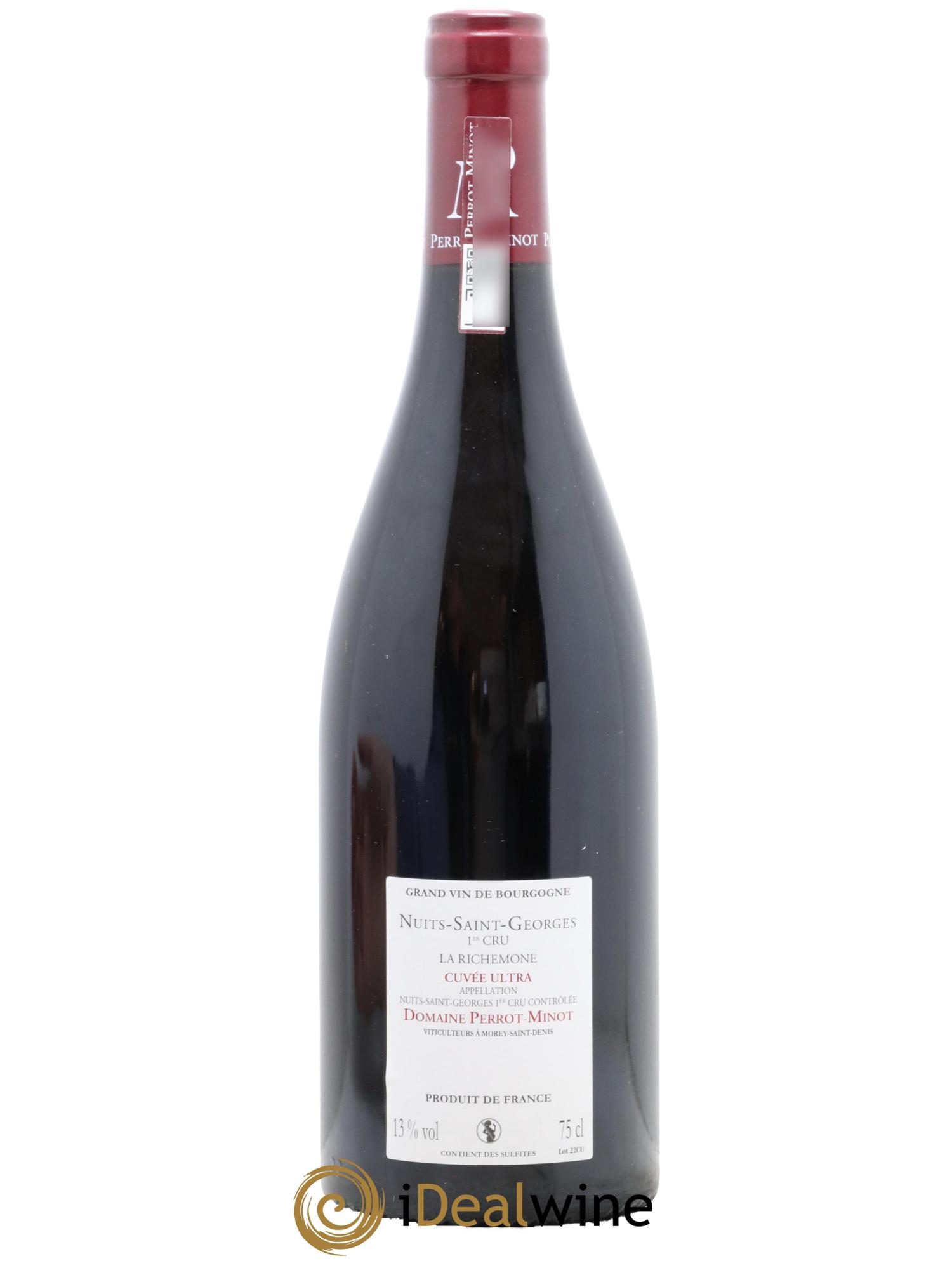 Nuits-Saint-Georges 1er Cru La Richemone Cuvée Ultra Vieilles Vignes Perrot-Minot La Richemone Vignes Centenaires Domaine Perrot Minot 2015 - Lotto di 1 bottiglia - 1