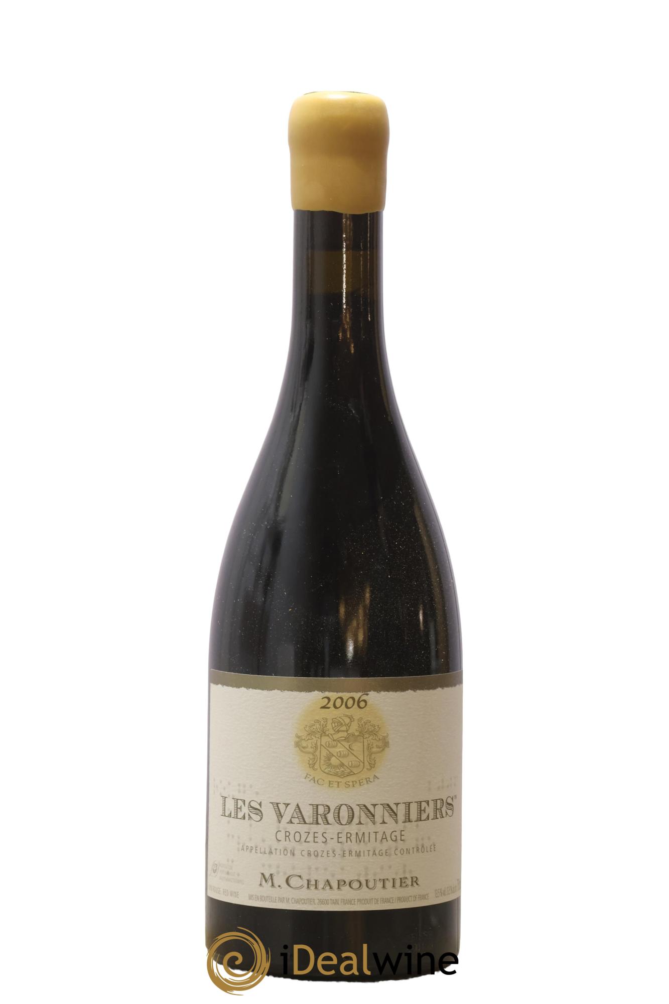 Crozes-Hermitage Les Varonniers Chapoutier 2006 - Lot de 1 bouteille - 0